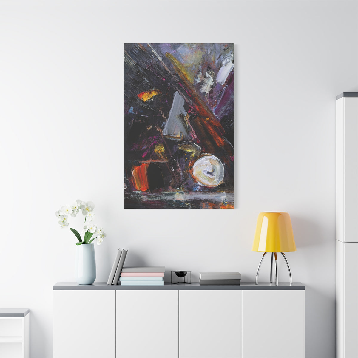 Abstract Oil Painting Print Canvas 20x24,20x30,24x30 24x32,24x36,30x40 32x48,36x48,40x60 Pine-Wood Inner Frame ABS-73