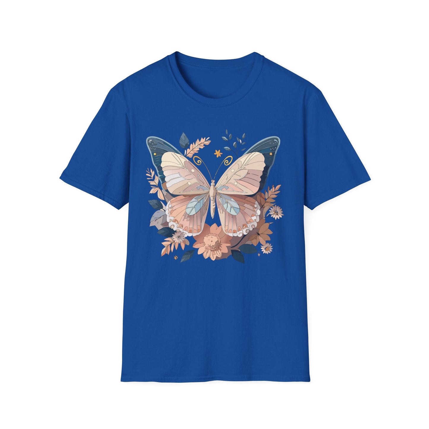 Monarch Butterfly Shirt Unisex Softstyle T Shirt 100 Percent Ring Spun Cotton Gildan 64000