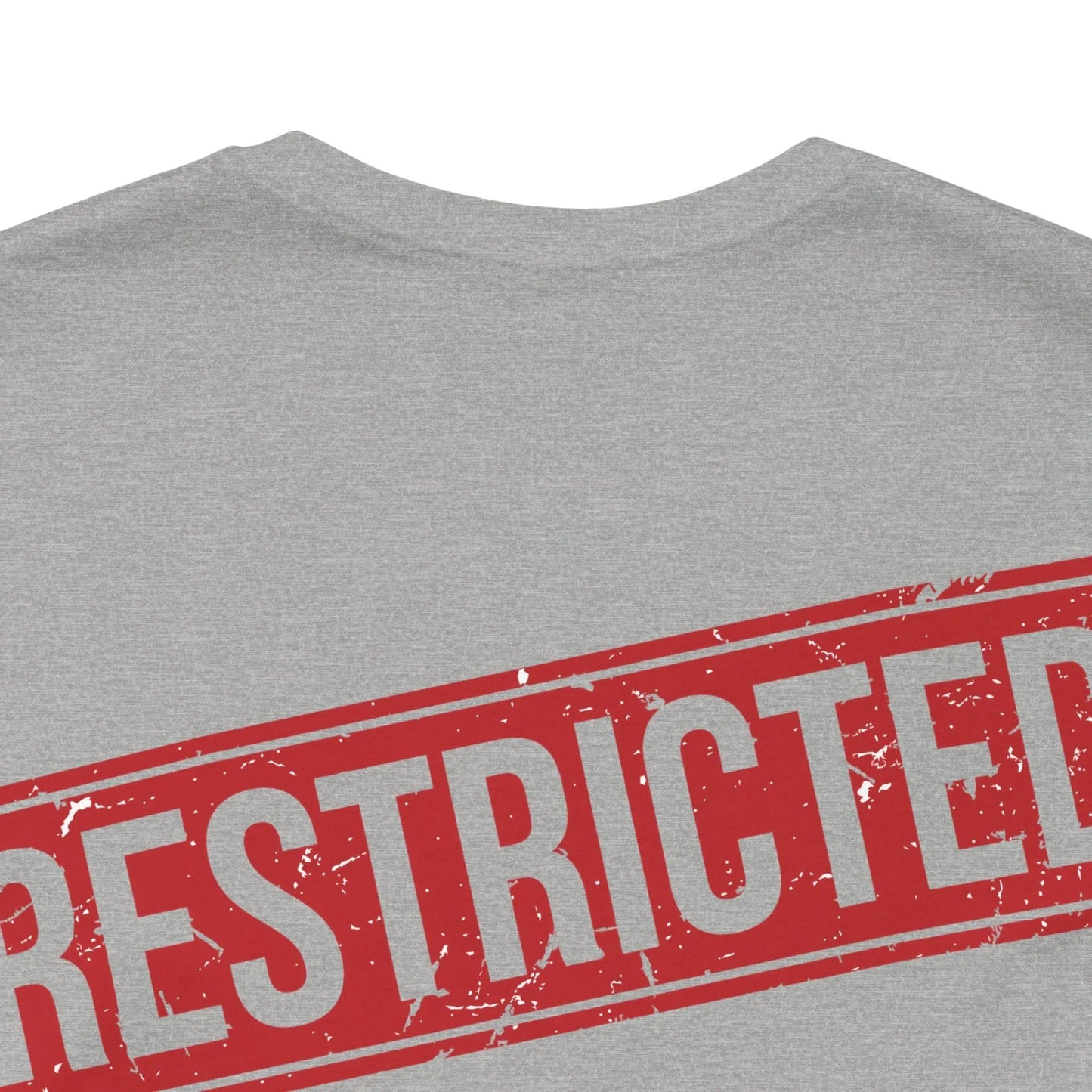 Bad Galaxy Tee Shirt With Red Stamp 100 Percent Cotton Made In USA Eco Friendly Inks