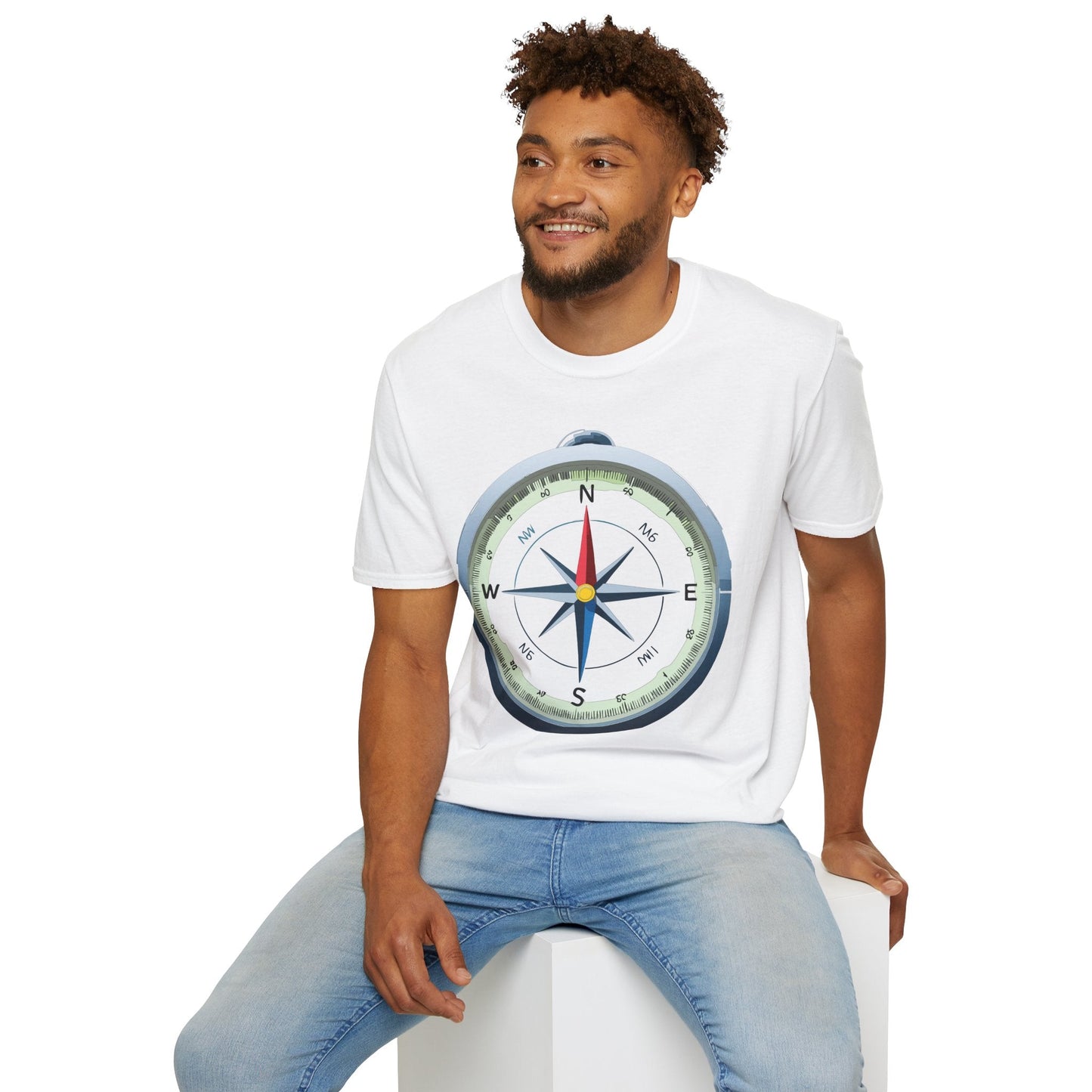 Compass Navigator Graphic Tee Unisex 100 Cotton 3