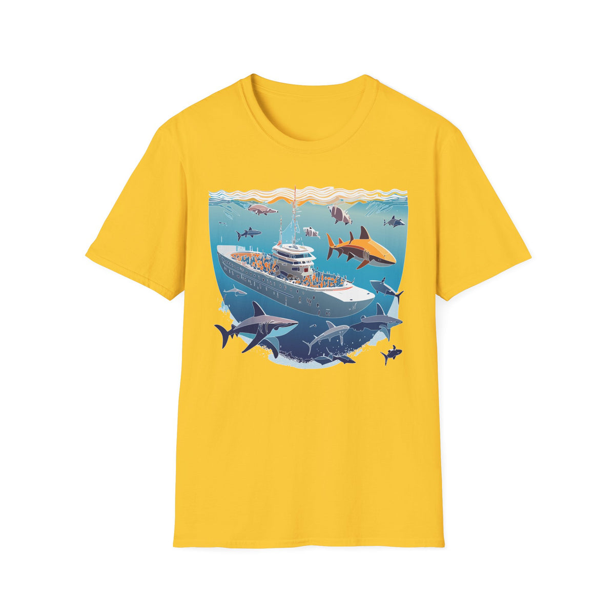 Ocean U boat Graphic Tee Gildan Unisex 100 Cotton Tee Shirt c29