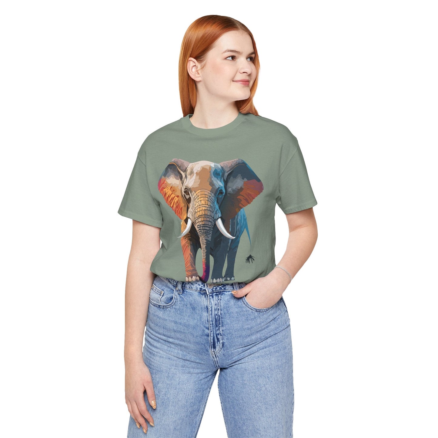 Unisex Animal Shirt With Animals Art Design Graphic Tee Short Sleeve Wild Animals