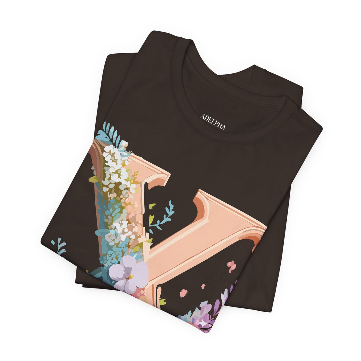 Letter X Graphic Unisex Cotton Bella+Canvas Tee with Art Letter Design