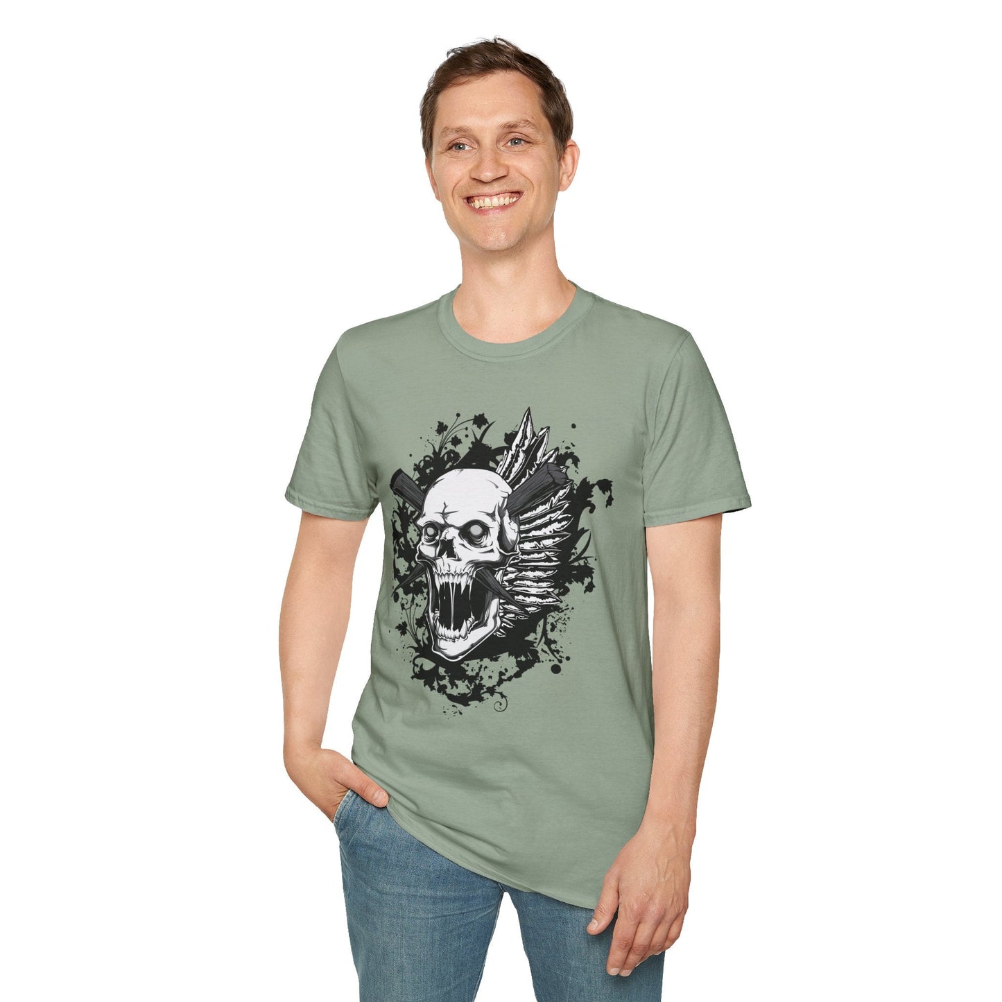 Art Design Graphic Tee Shirt Unisex Softstyle Gildan 64000 100 Percent Ring Spun Cotton