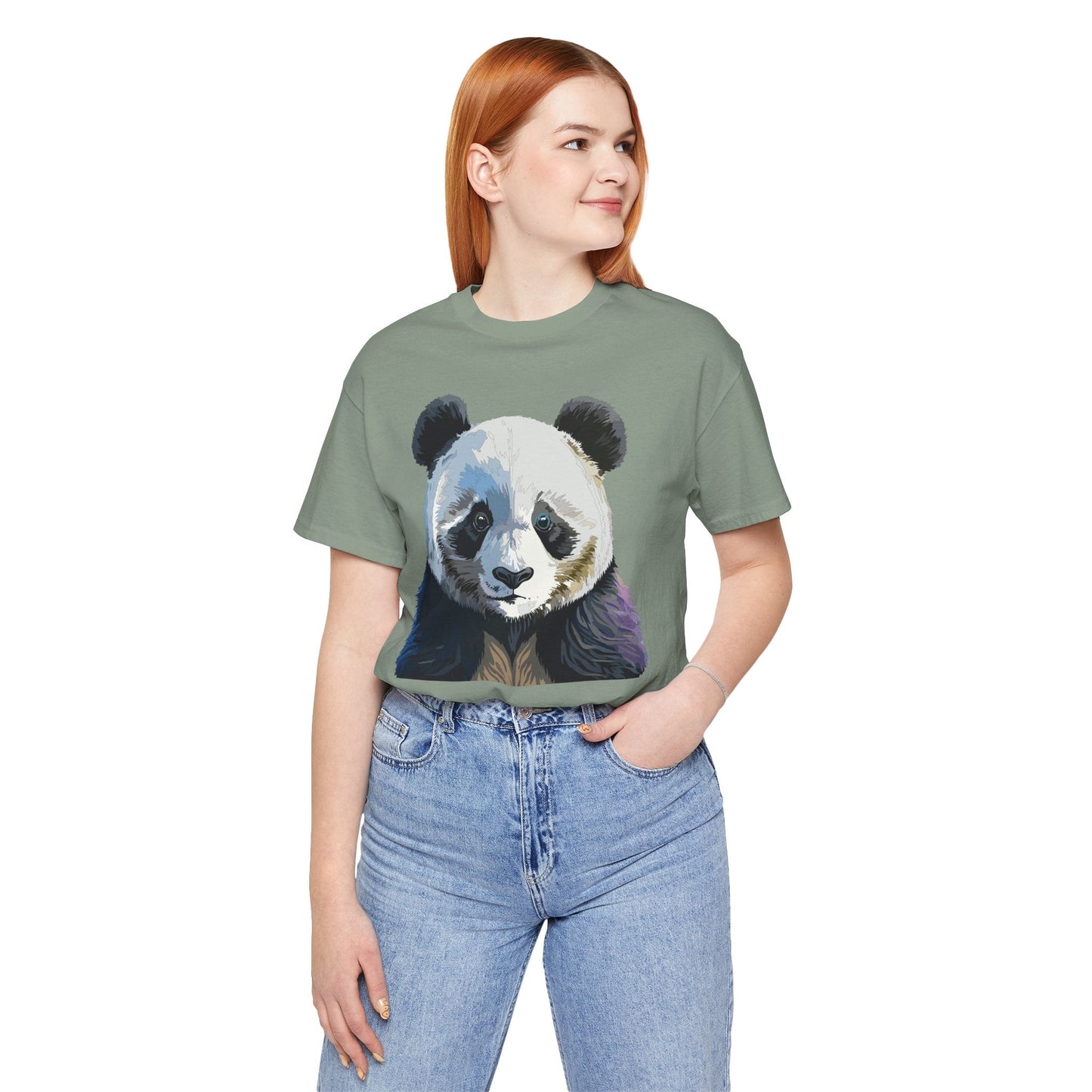Unisex Animal Graphic Art Tee Shirt Softstyle Cotton Gildan 64000 Wild Animals Design