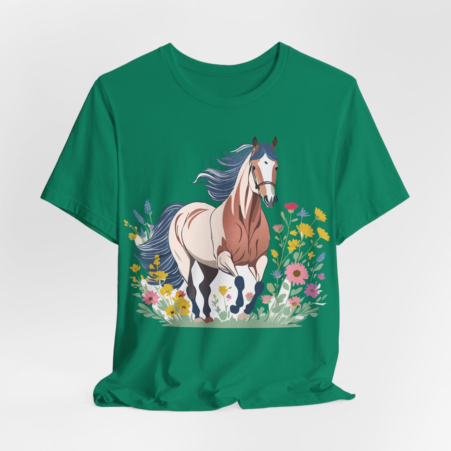 Horse Graphic Unisex 100 Cotton Vintage Animal Art T-Shirt 10