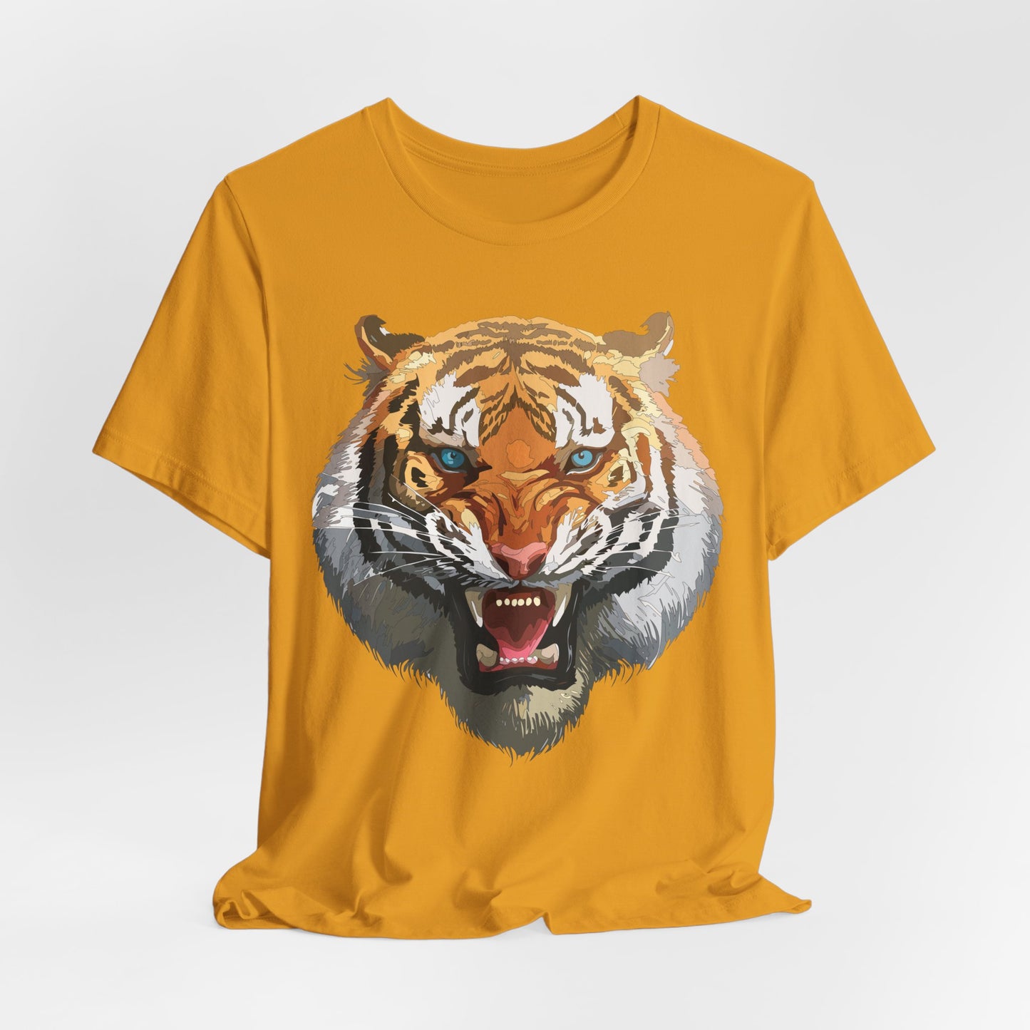 Tiger Shirt, Animal Shirt, T-Shirt with Tiger, Art Design Tee, Wild Animals Tees, Safari T-Shirt, Graphic Design Tee 15