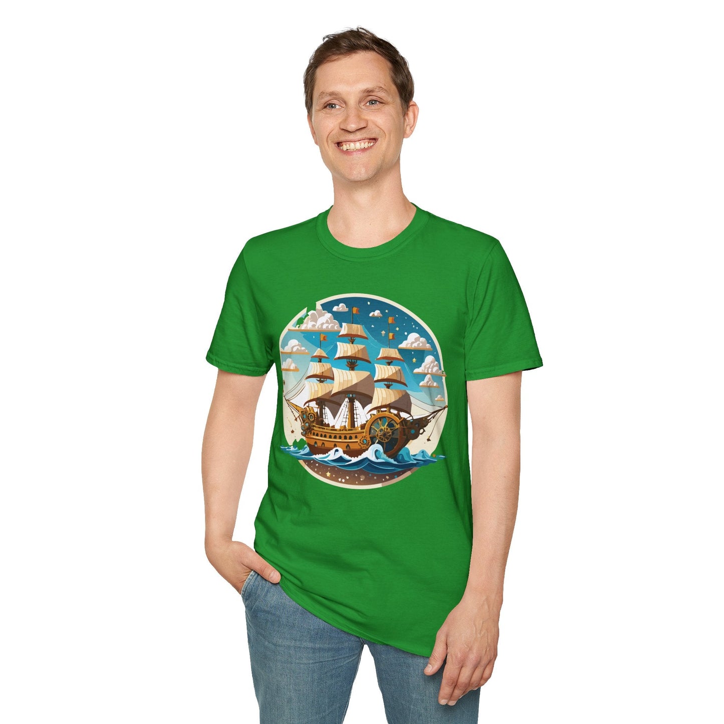 Ship T Shirts Frigate T Shirts Vessel Tee Shirt Unisex Gildan Softstyle 64000 Premium
