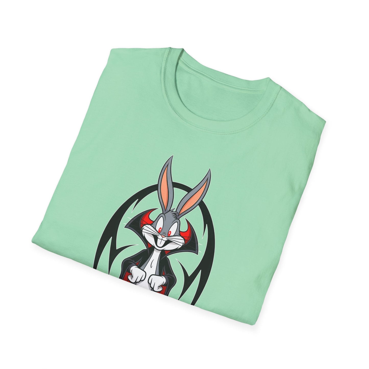 Cartoon Bunny Graphic Unisex Cotton Animal Animation Artwork Design Tee 28