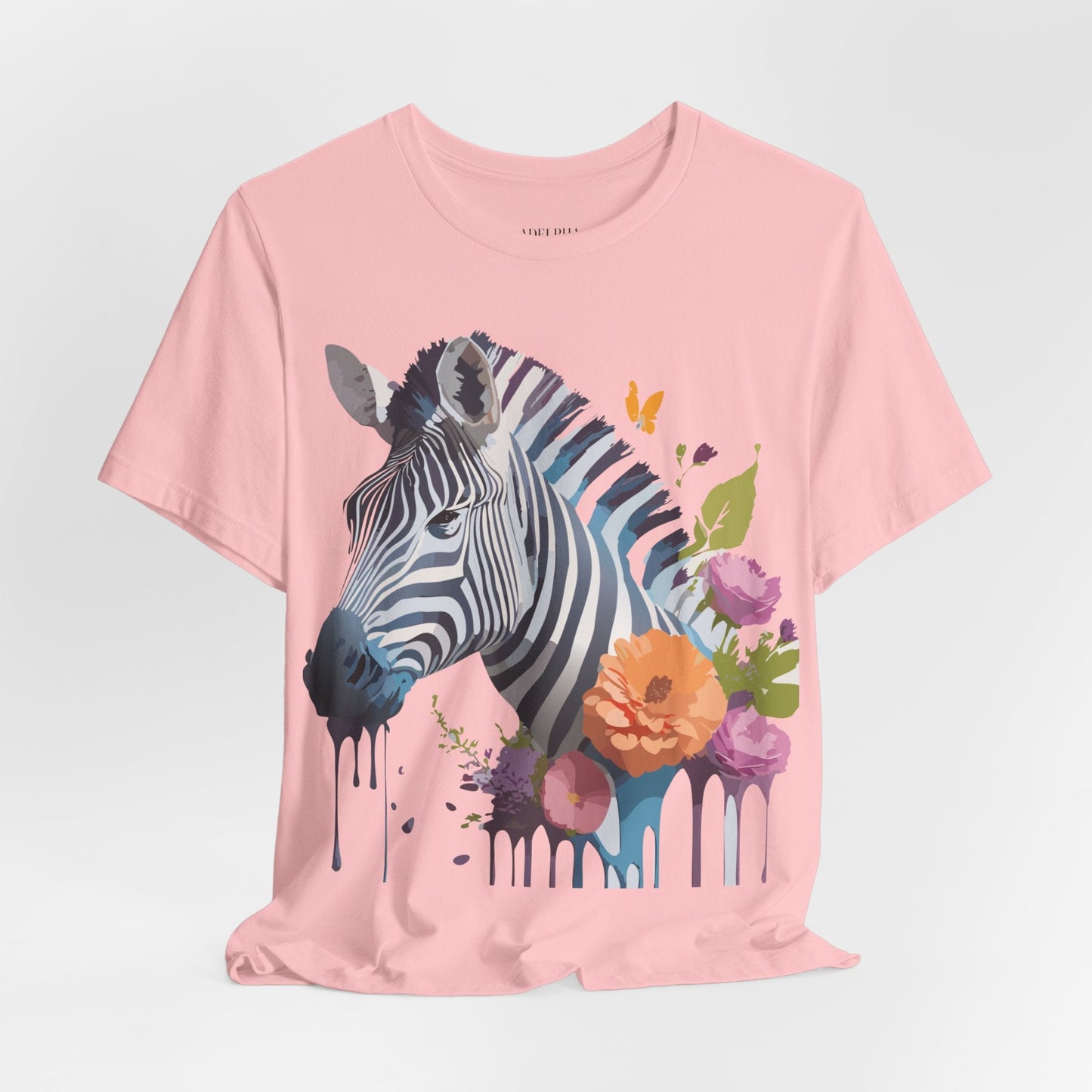 Adelpha Zebra Graphic Tee Unisex Short Sleeve Shirt Vintage Inspired Artwork Limited Edition