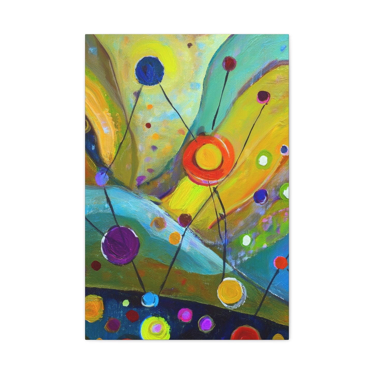 Abstract Oil Painting Print Canvas 20x24,20x30,24x30 24x32,24x36,30x40 32x48,36x48,40x60 Pine-Wood Inner Frame ABS-129