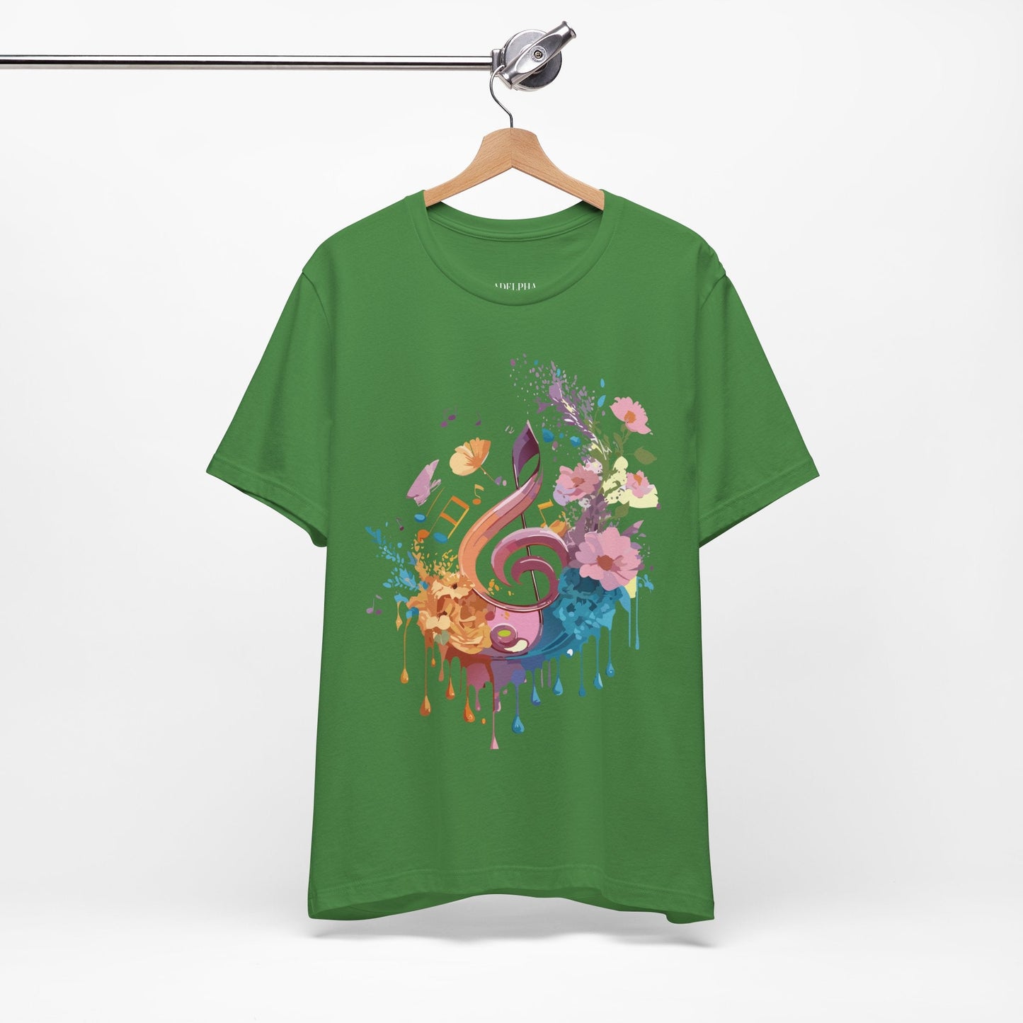 Unisex Graphic T Shirt From Adelpha With Vintage Music Inspired Artwork Short Sleeve Tee