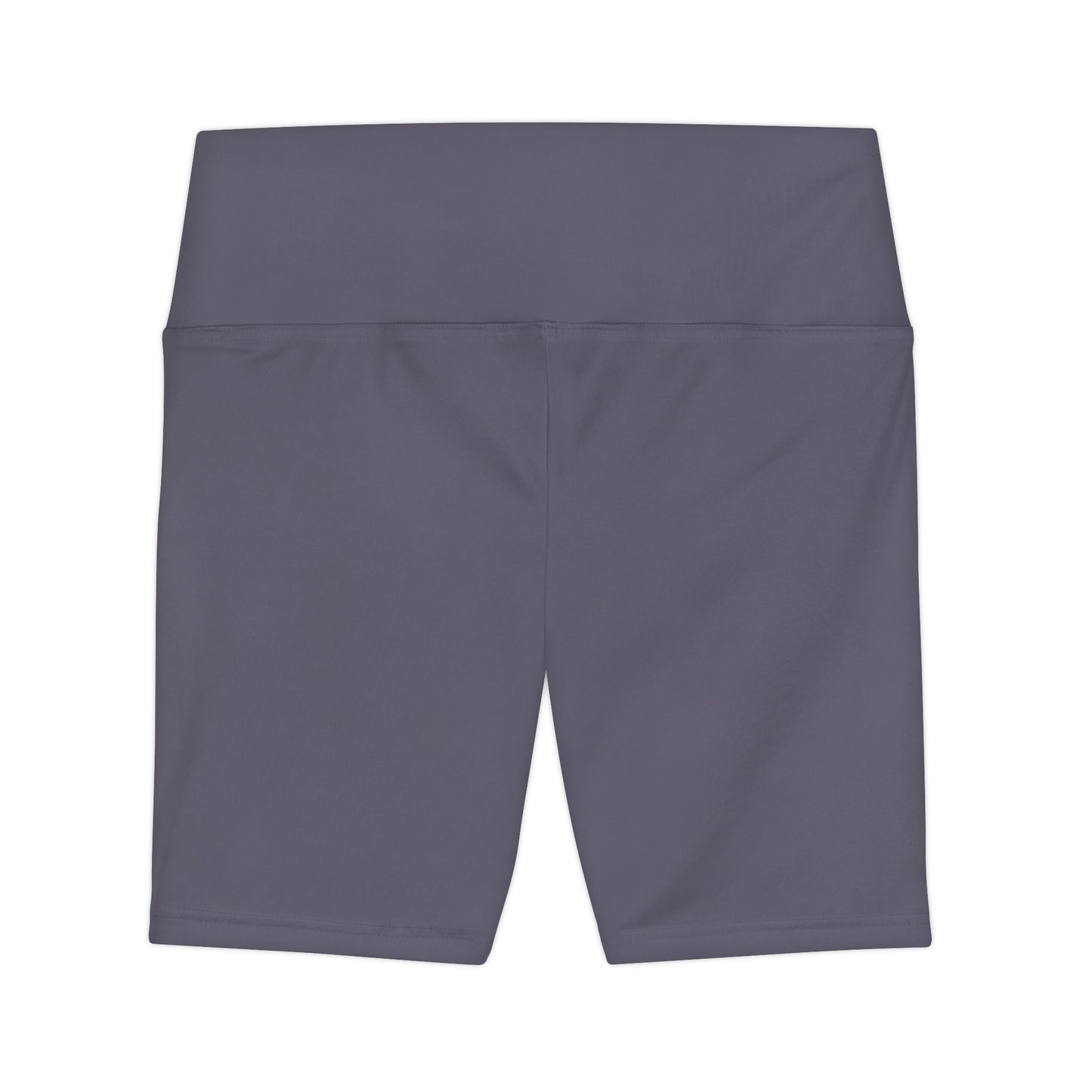 Foggy Purple Workout Shorts — Women's High-Waist Performance Biker Shorts