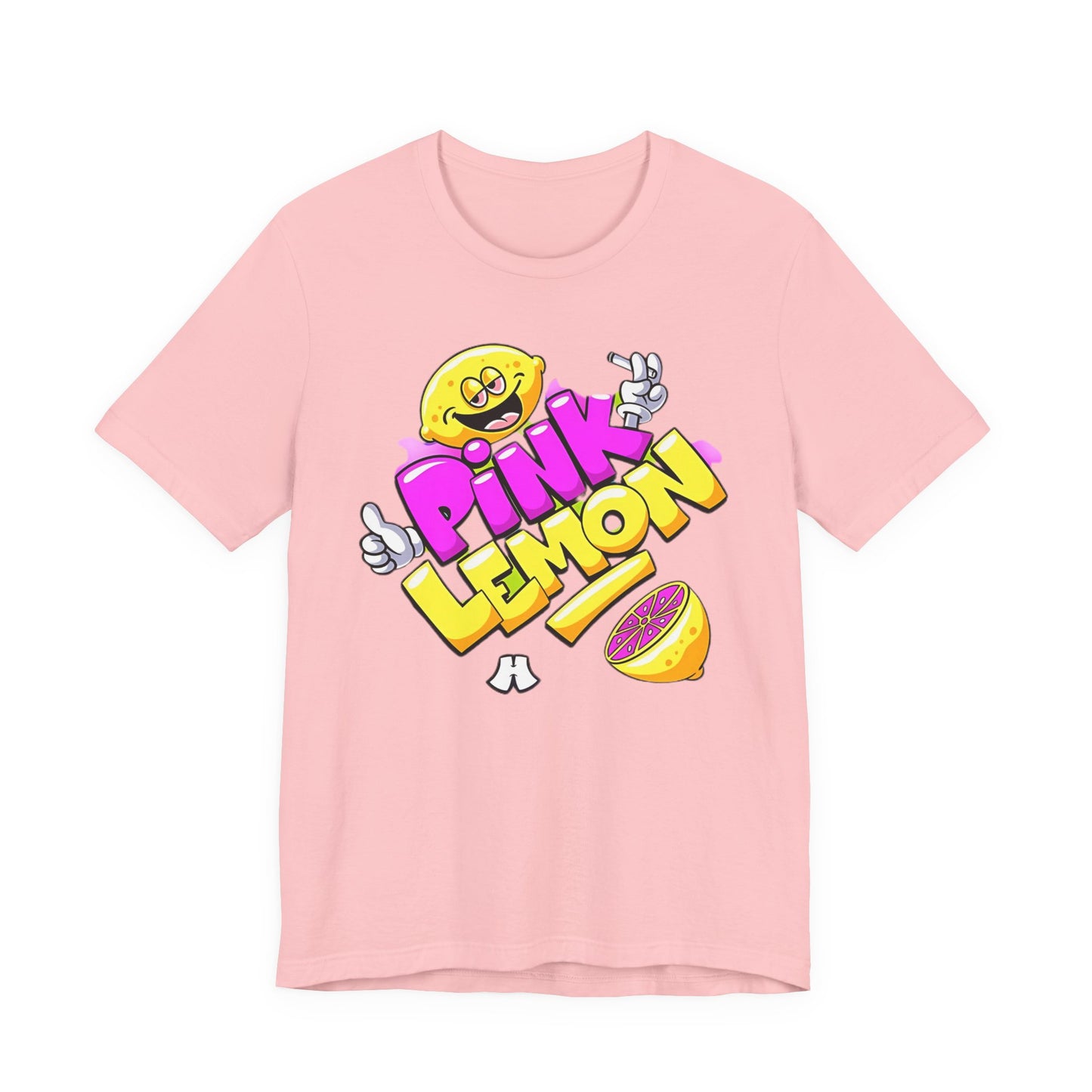 Lemon Graphic Tee, Graphic T-Shirt, Funny Lemon Shirt, Cute Cartoon Tees, Art T-Shirt, Art Design Tees