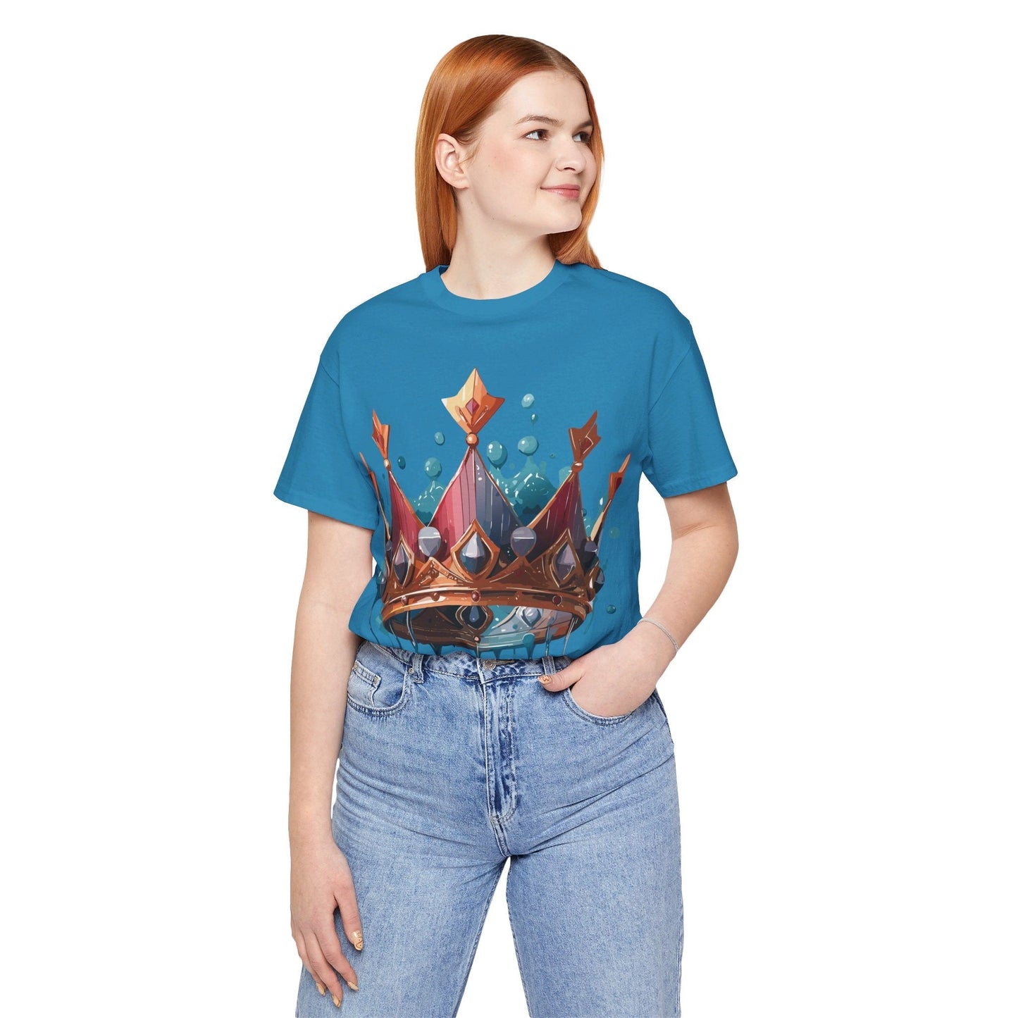 Crown Graphic Unisex 100 Cotton Vintage Artwork Tee 7