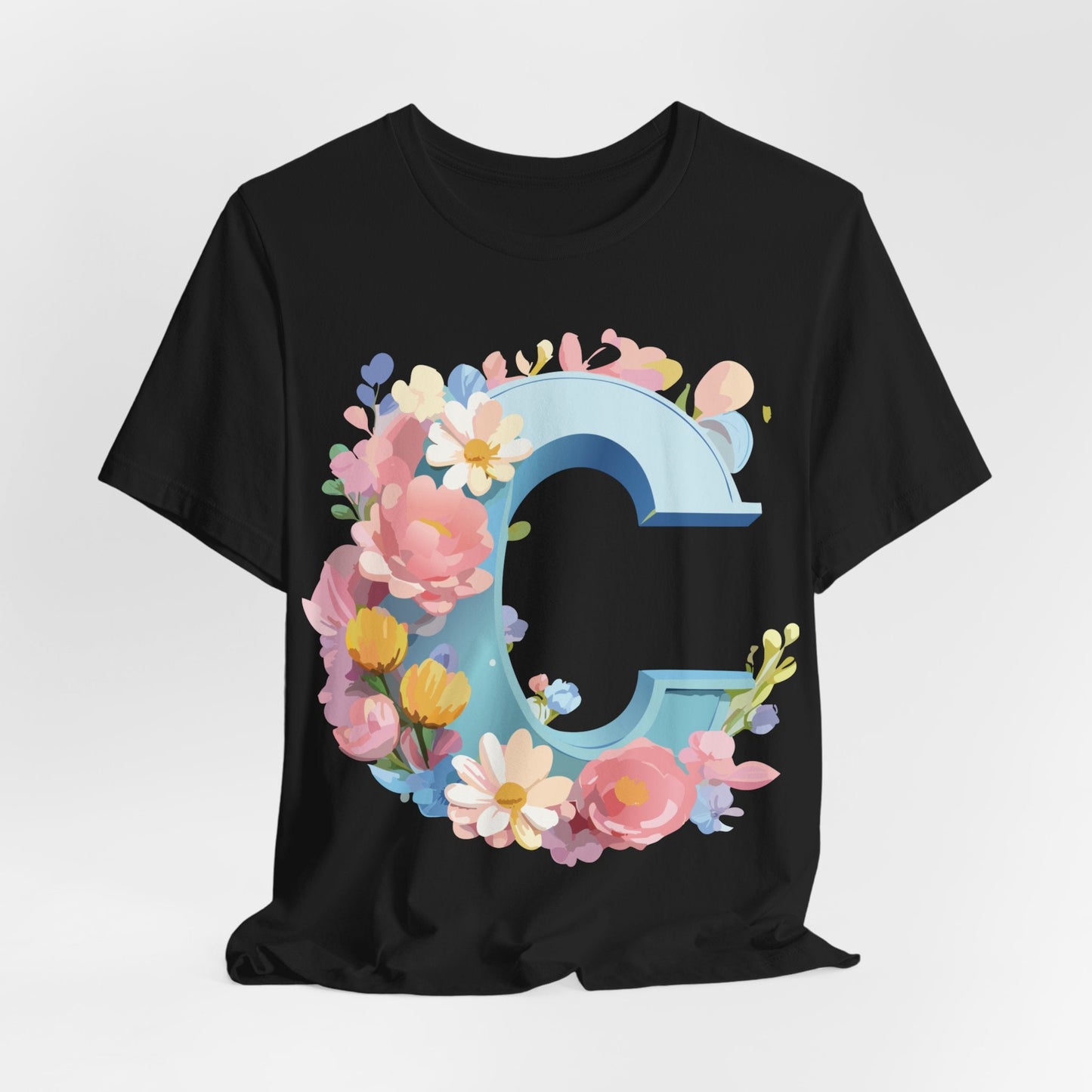 Letter C Graphic Tee Unisex Jersey Short Sleeve Premium Adelpha Artwork Vintage Inspired Casual Wear