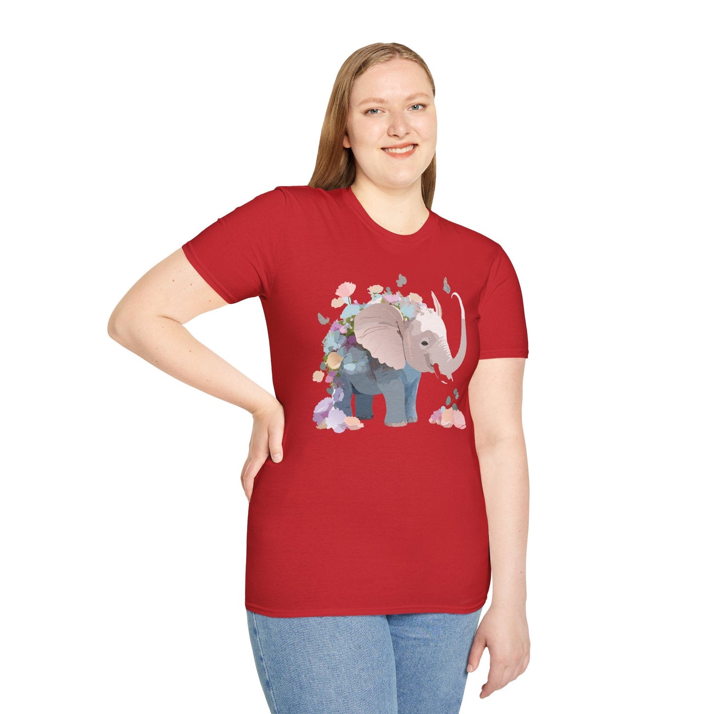 Elephant T Shirt Unisex Softstyle 64000 Elephant Tee Premium Comfort Everyday Wear