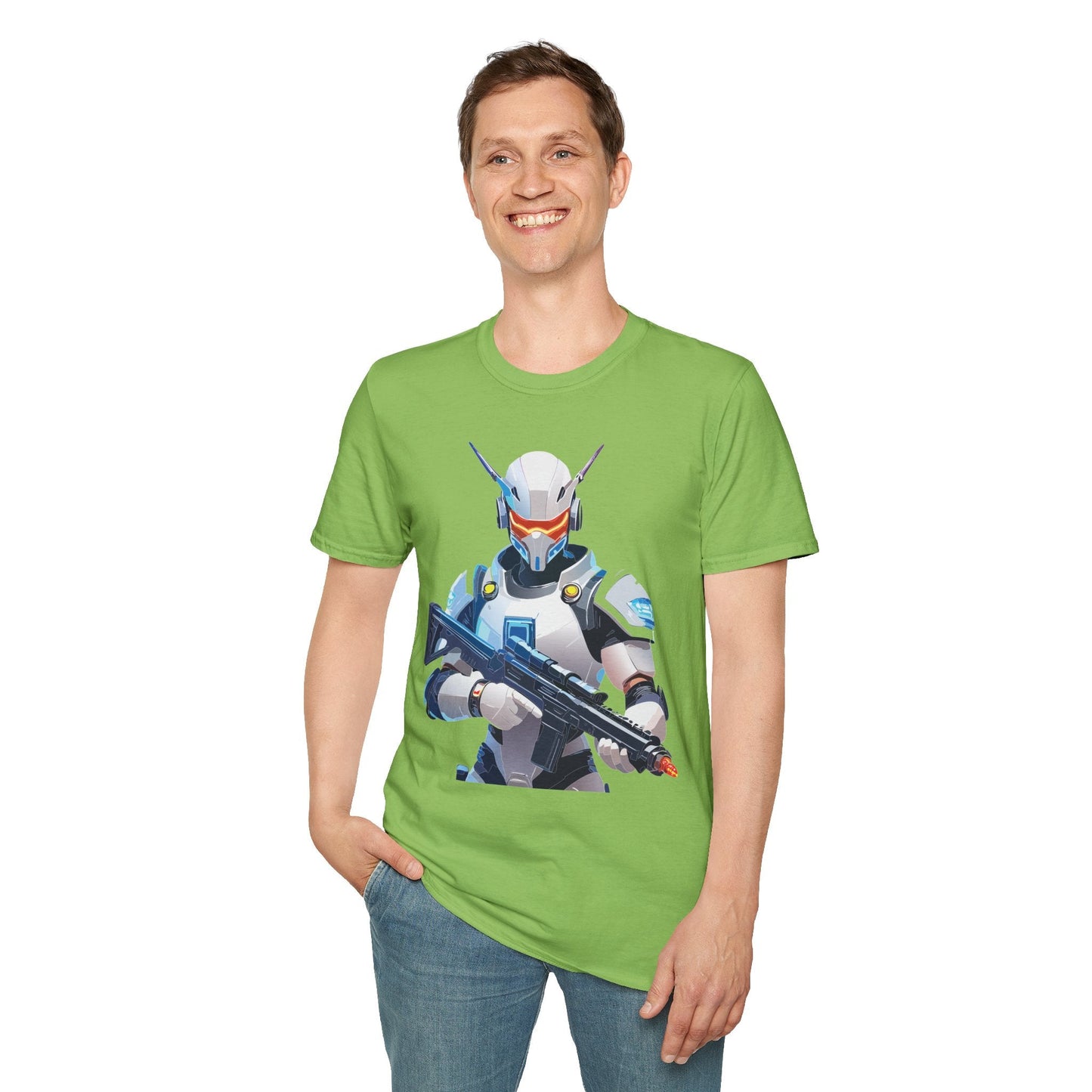 Robocop Shirt Unisex T Shirt With Robocop Artwork Gildan Softstyle 64000 Cotton Tee