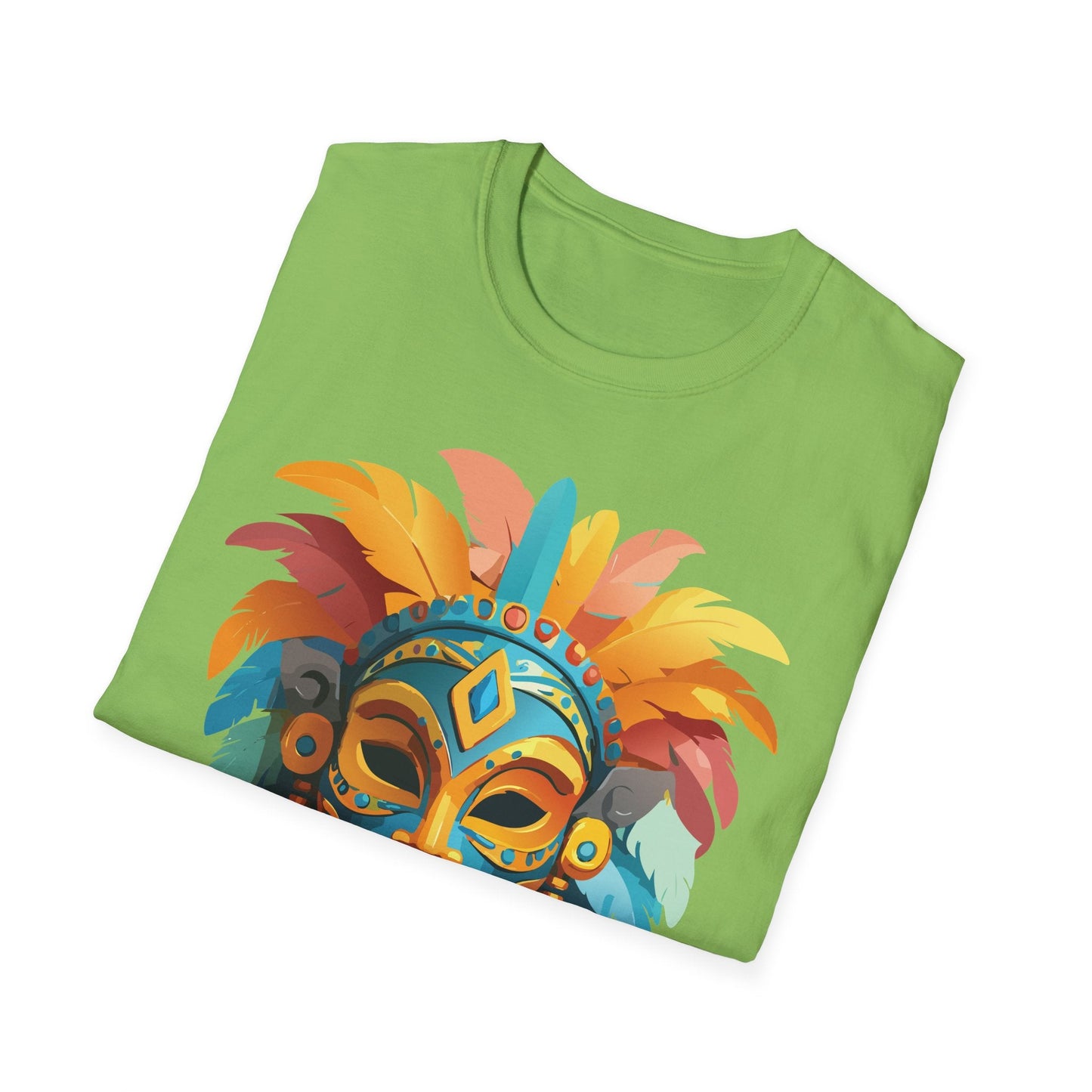 Mask Tee Shirt Unisex Graphic Design Short Sleeve Tee Gildan Softstyle 64000 Ring Spun Cotton
