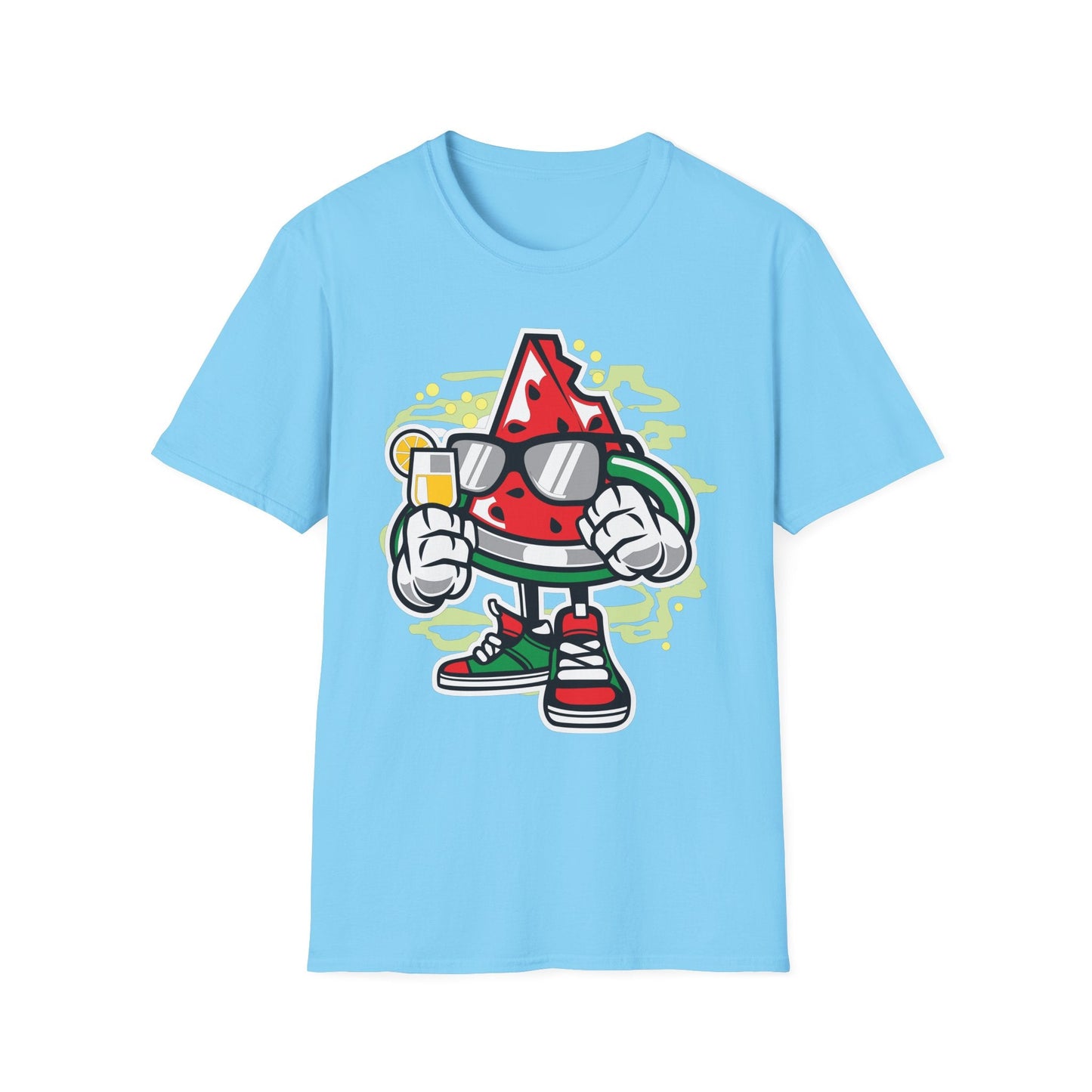 Cartoon T Shirt Animation T Shirt Funny Tee Shirt Unisex Gildan Softstyle 64000 Artwork