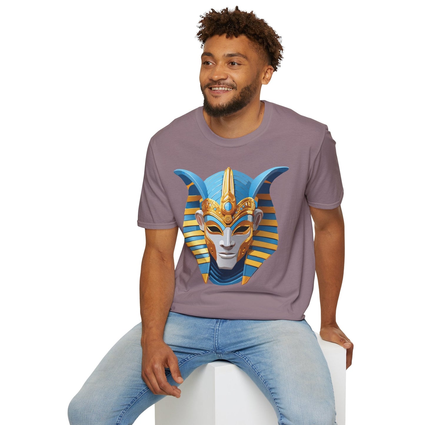 Mask Tee Shirt Unisex Masquerade Tee Gildan Softstyle 64000 100 Percent Cotton Breathable