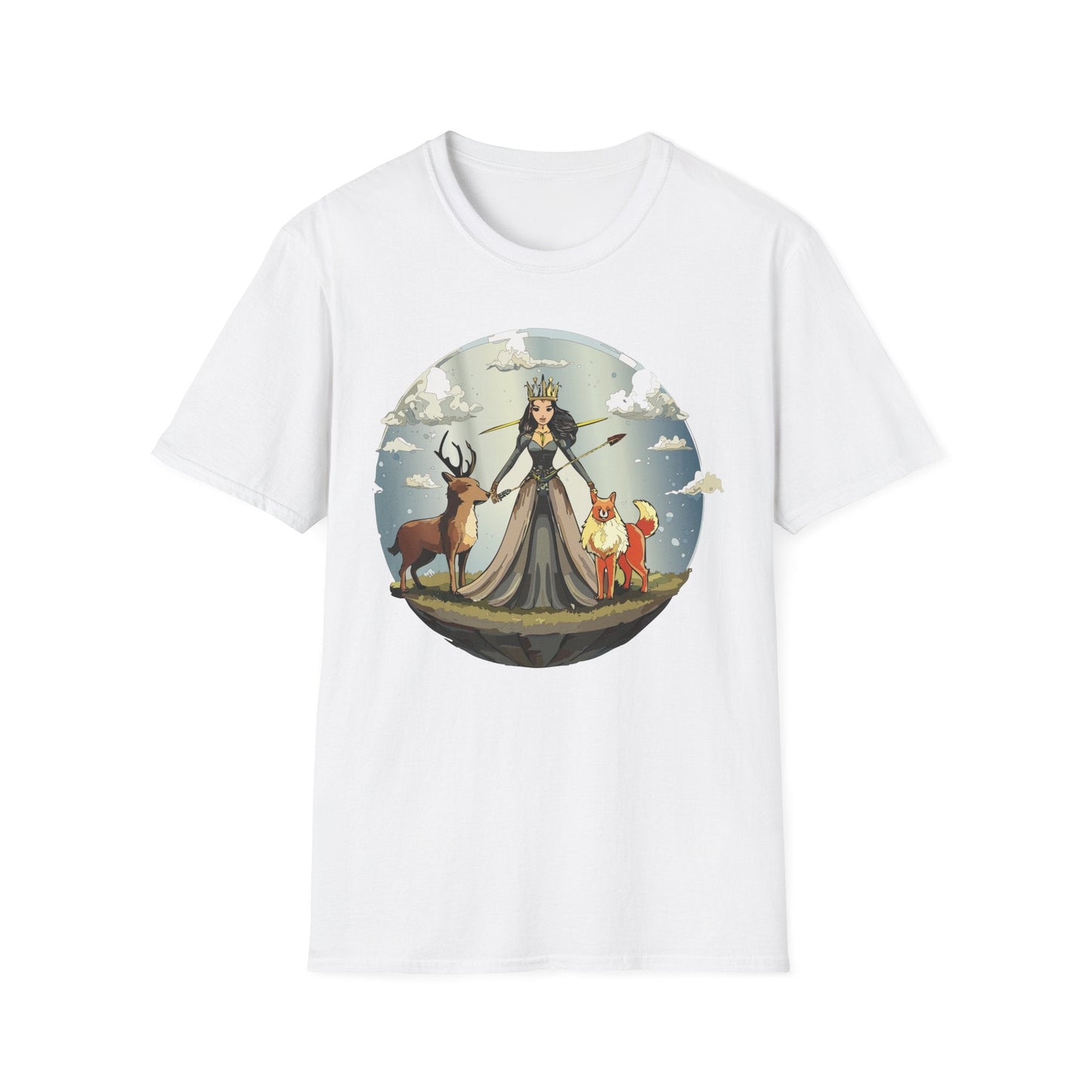 Womens Graphic T Shirt Art Design Tee Softstyle Gildan 64000 Cotton Comfort Fit Casual Wear