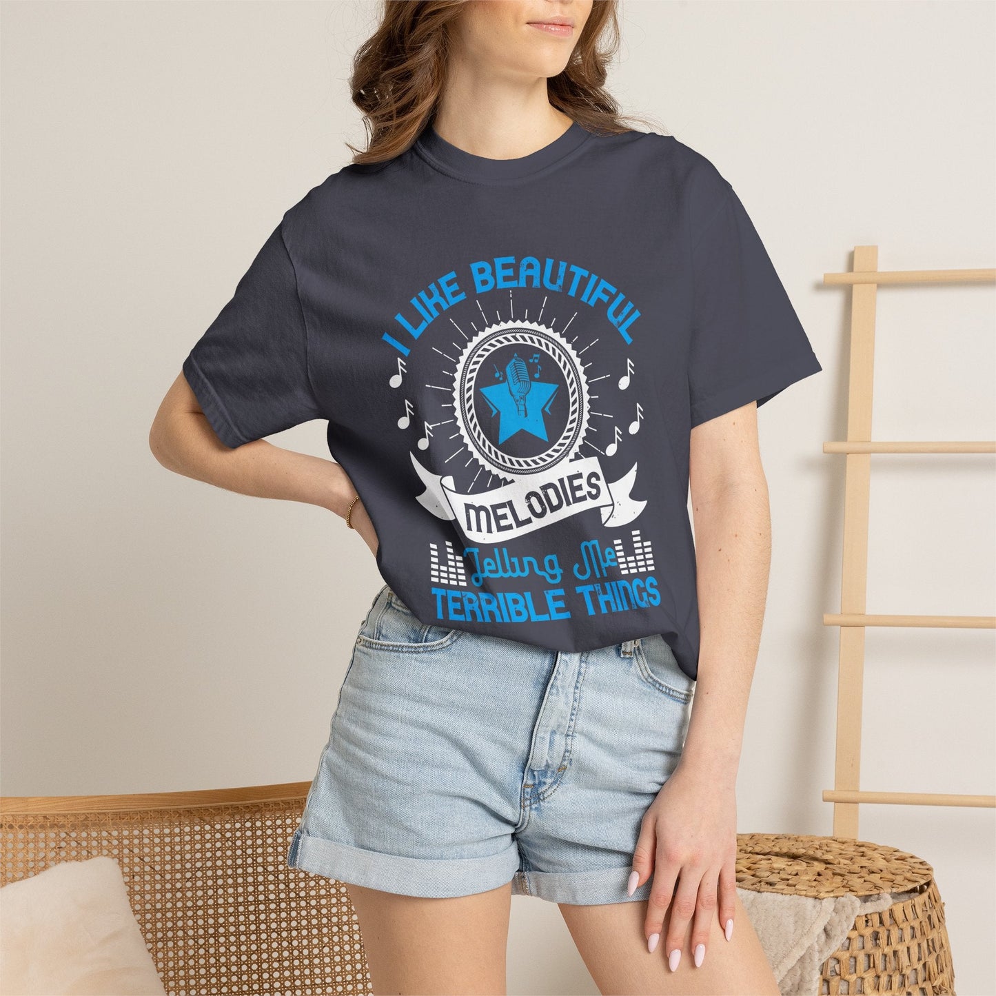 Music Graphic Design Unisex Cotton T-shirt m9
