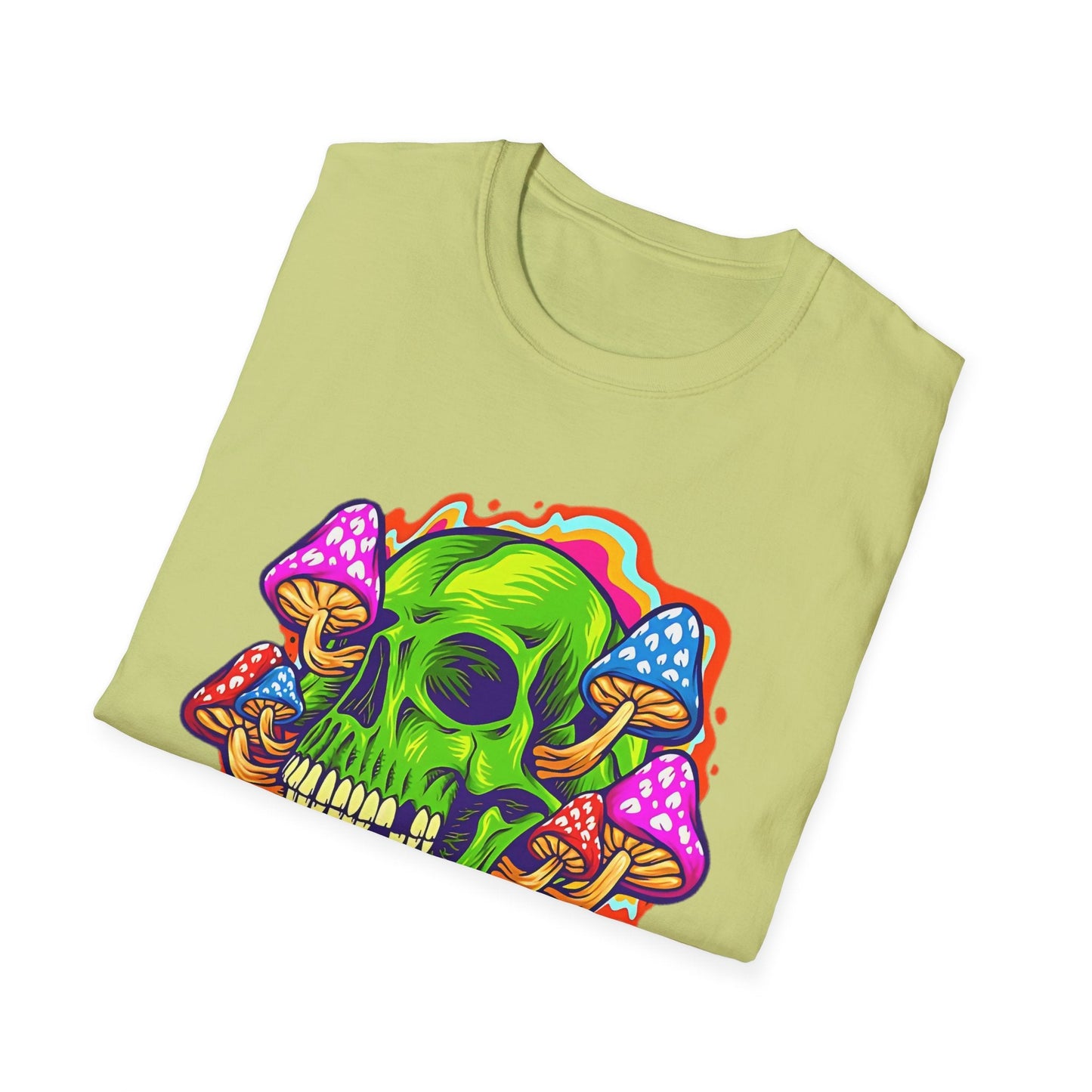 Skull Tee Shirt Unisex Skeleton Shirt With Skull Design Gildan Softstyle 64000 Cotton Tee
