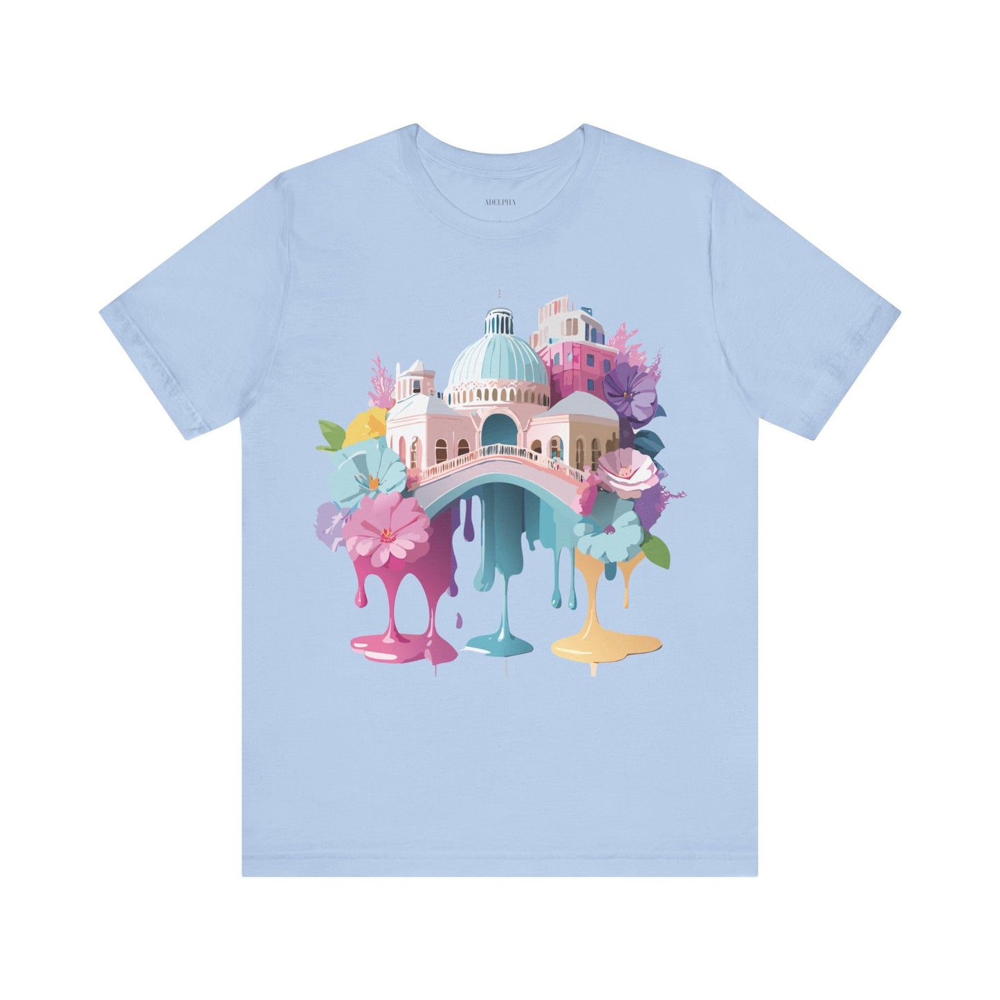 Venice Inspired Tourist Shirt Unisex Graphic Tee Adelpha Vintage Artwork Design Art
