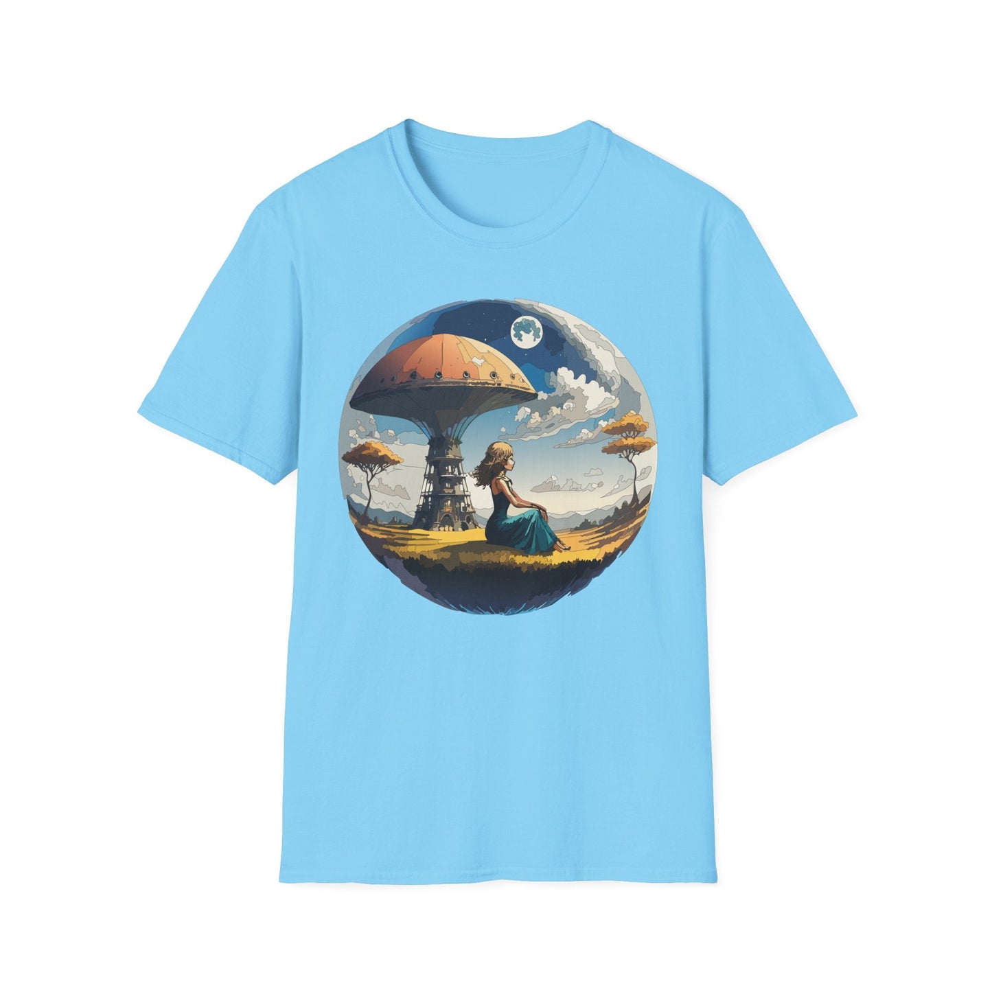 Womens Graphic T Shirts Art Design Shirt Softstyle Short Sleeve Cotton Tee Premium Quality