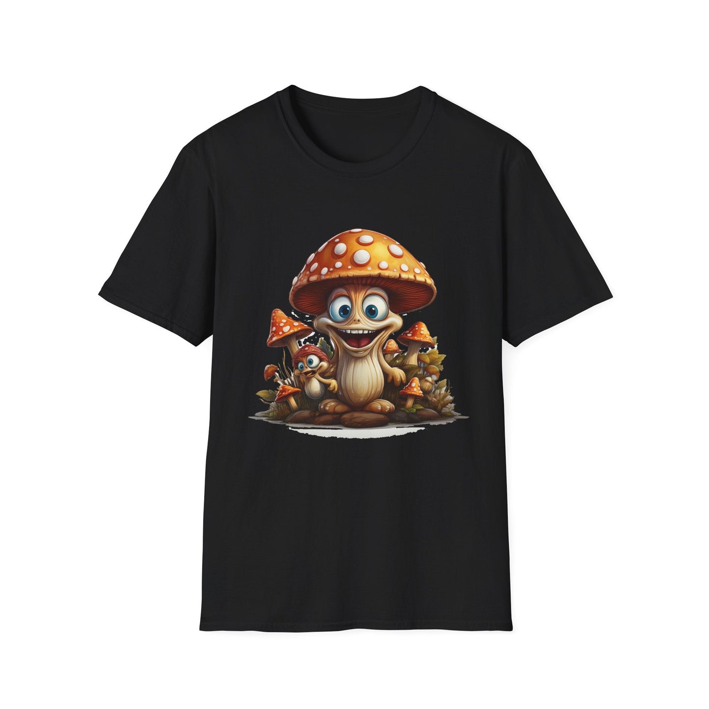 Mashroom Tee Shirt Unisex Softstyle 64000 Comfortable Mushroom Shirt With Funny Fungus Design
