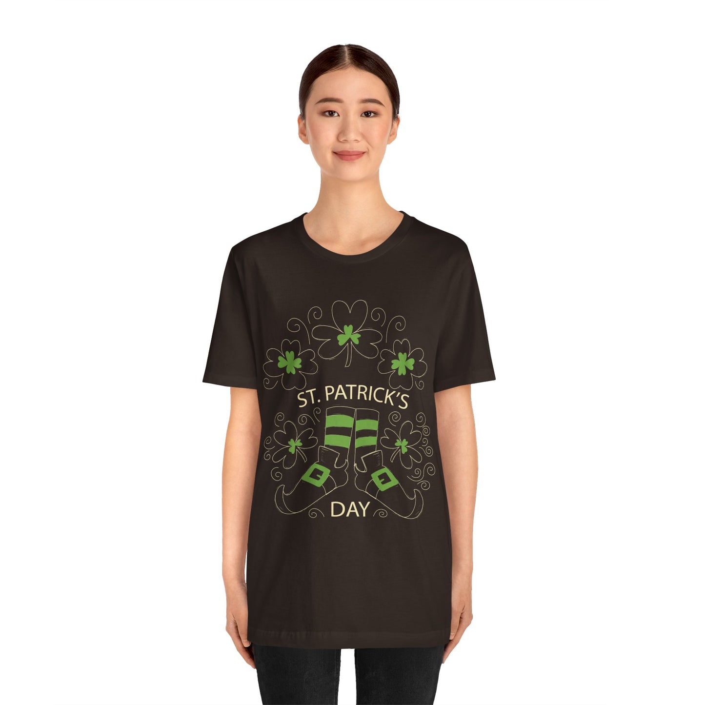 Unisex Cotton Tee Shirt with Lucky Prints