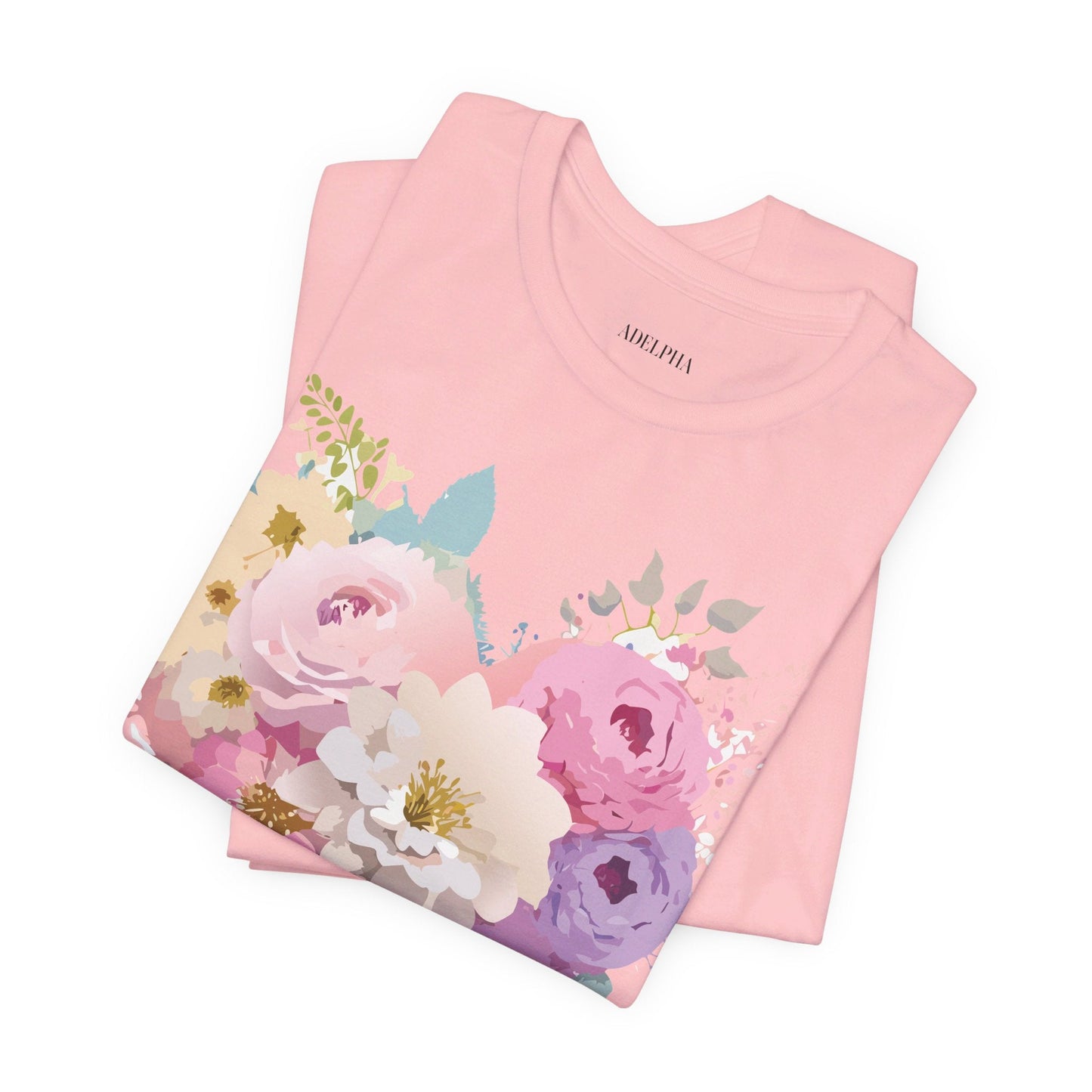 Valentine Graphic Tee Unisex Short Sleeve Shirt With Adelpha Vintage Artwork Design