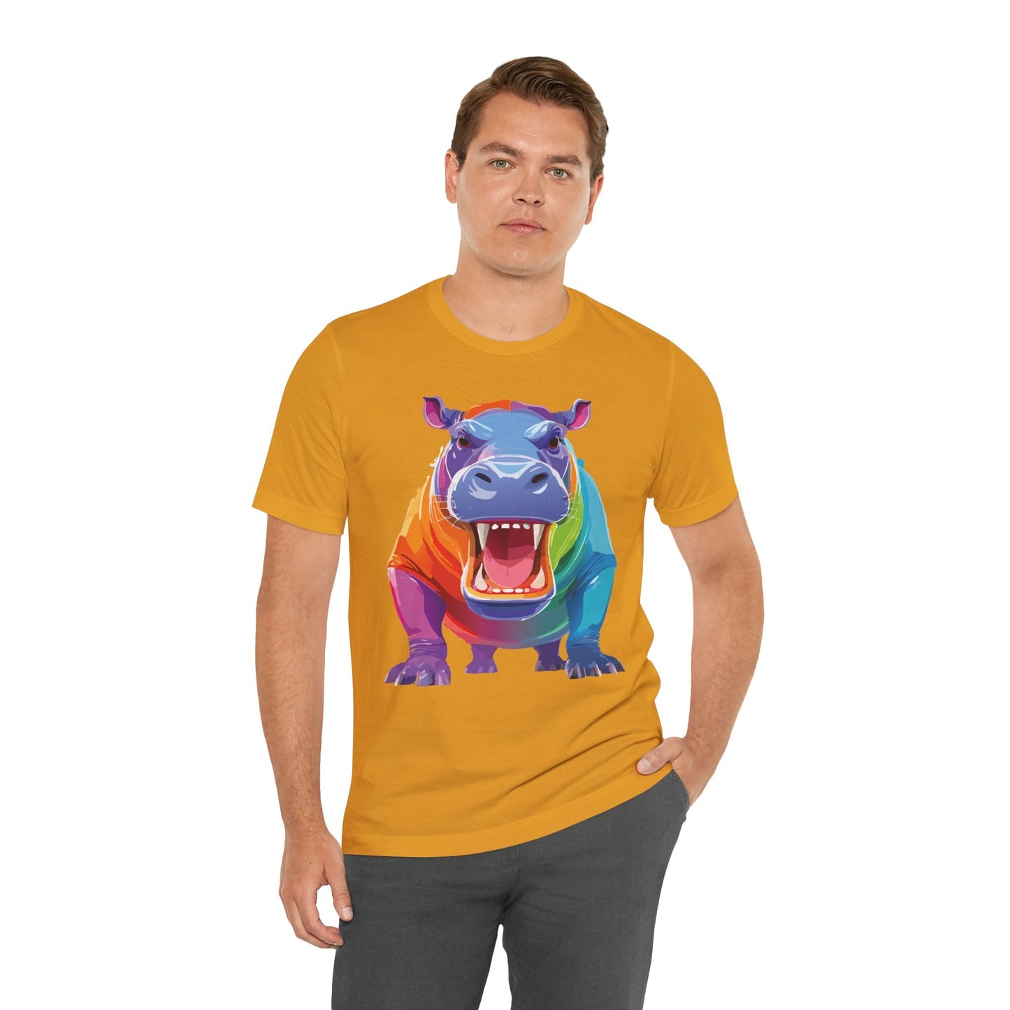 Unisex Animal Tee Shirt With Art Design Wild Animals Graphic Tee For Men Women All Sizes