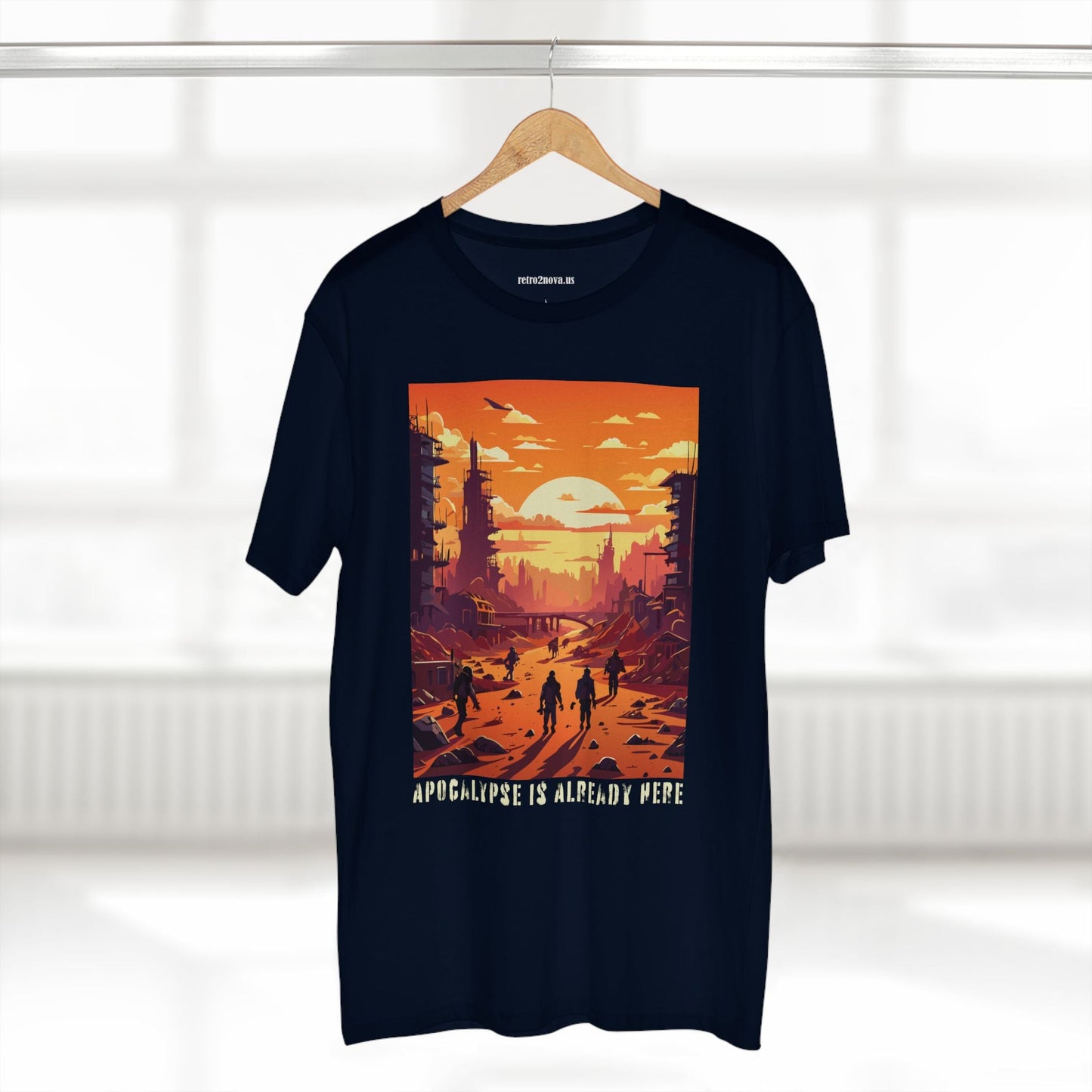 Cataclysm Shirt Doomsday Tee Unisex Premium Cotton Staple Tee Original Art Design By Retro2Nova