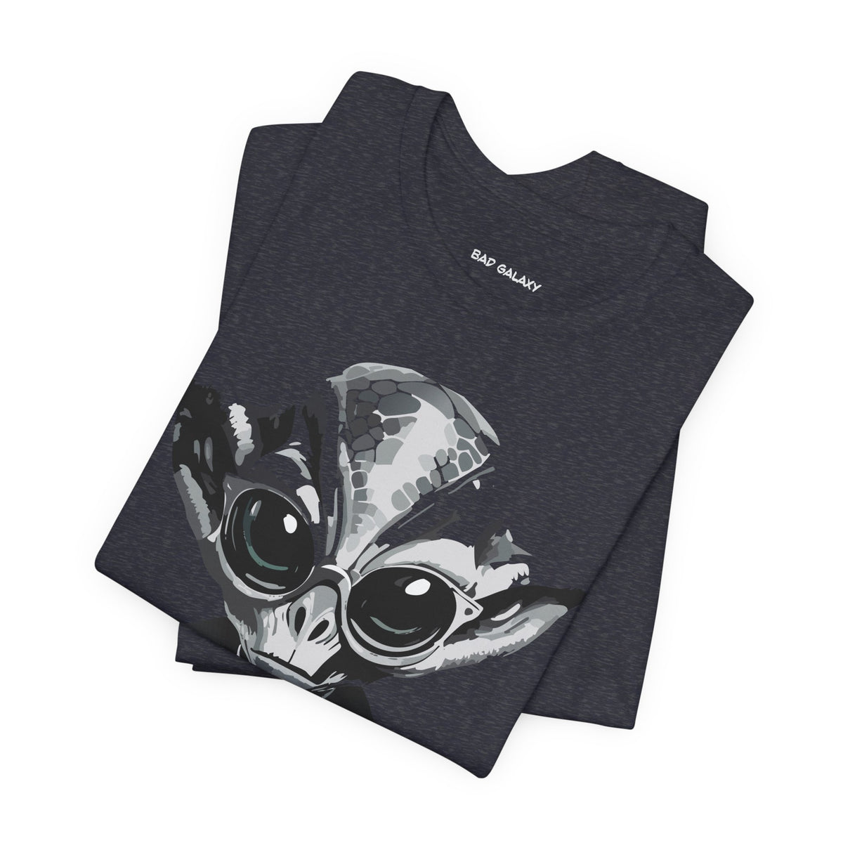 Alien Graphic Unisex Cotton Bella+Canvas Tee with Art Design b77