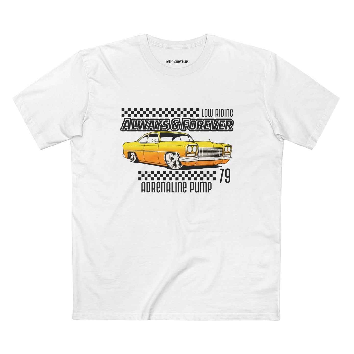 Retro Car Tee Unisex Vintage Car Shirt With Original Art RC-6 Premium Cotton Soft Breathable Comfort
