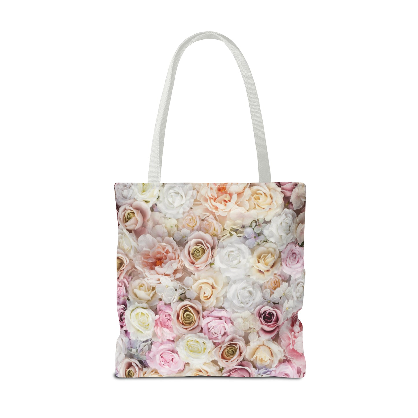 Canvastasche mit floralen Prints 