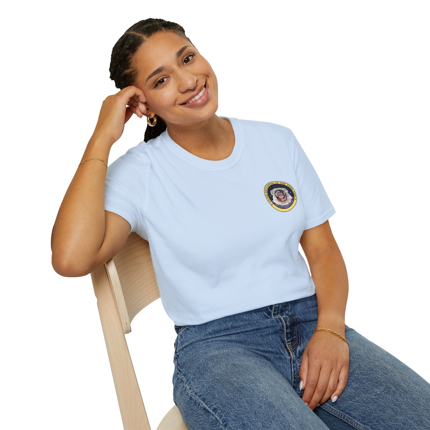 Funny T Shirts UFO Tees Funny Aliens Shirt Small Logo  8