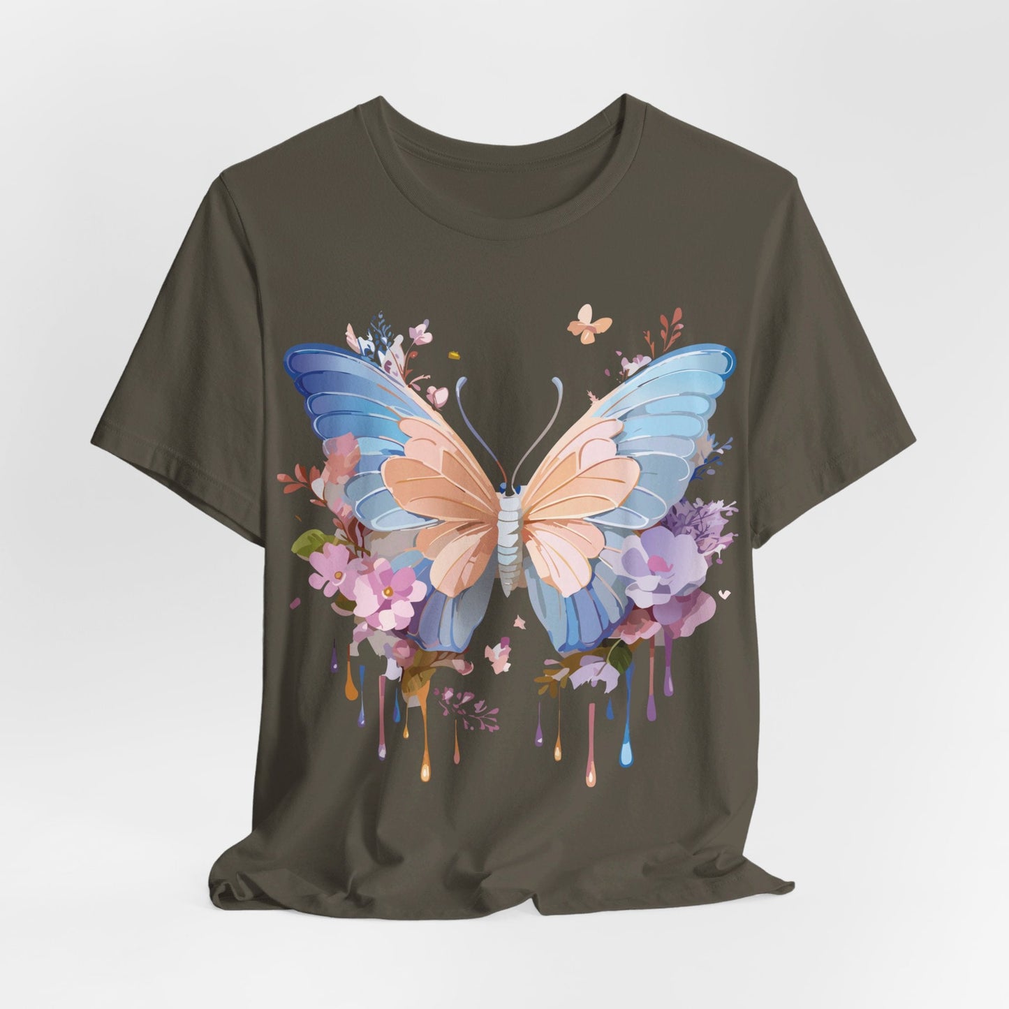 Butterfly Graphic Tee By Adelpha Unisex Short Sleeve Shirt Art Design