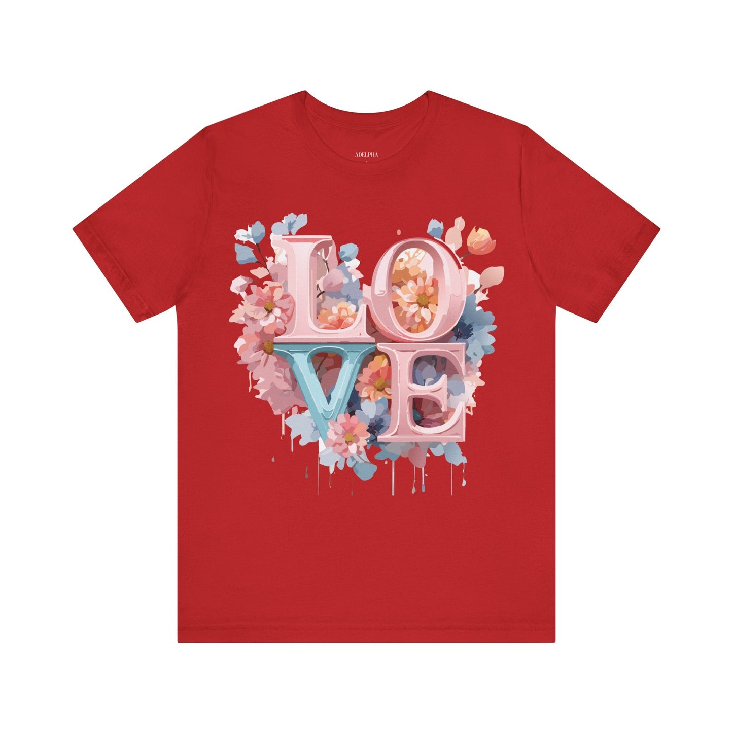 Valentine Graphic Tee Unisex Vintage Inspired Art Design Shirt Adelpha Premium Jersey Short Sleeve