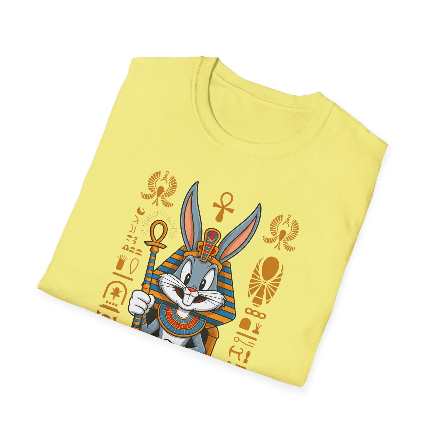 Bugs Bunny T Shirt Unisex Softstyle 64000 Cartoon Animation Tee Ring Spun Cotton