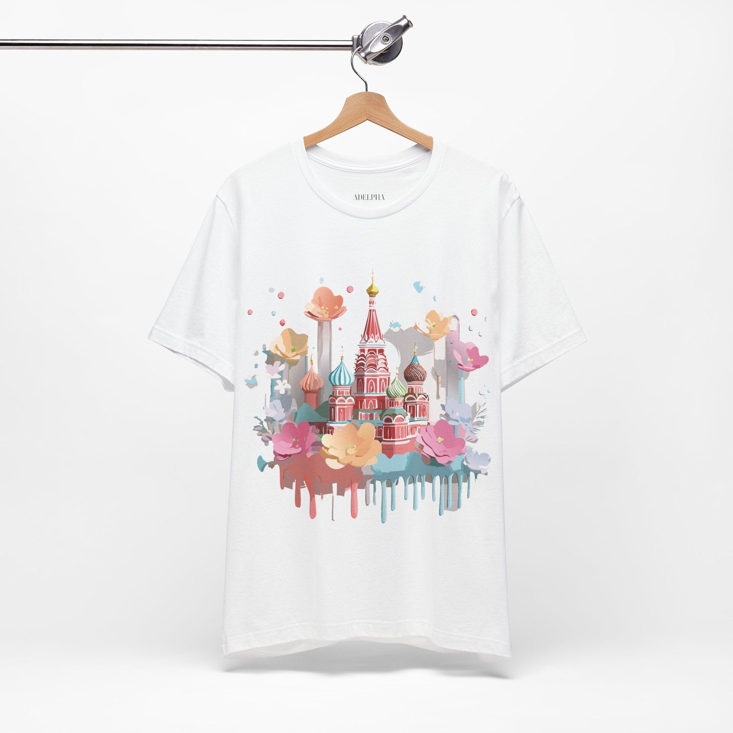 Unisex Graphic Tee From Adelpha Moscow Themed Tourist Shirt Vintage Inspired Art