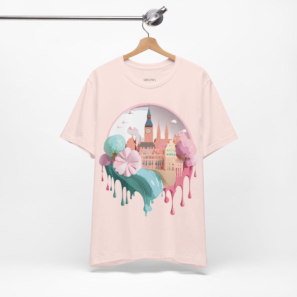 Unisex Cotton Bella+Canvas Tee with Prague