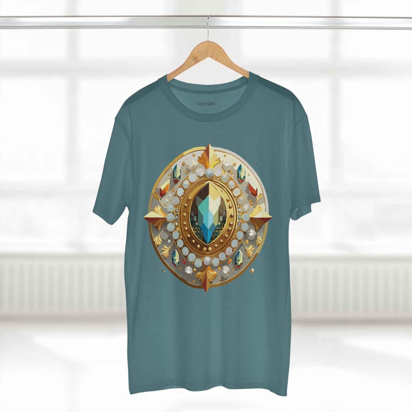 Medallion Graphic T-Shirt Unisex 100 Cotton With Gold Art Design Medal Tee 20