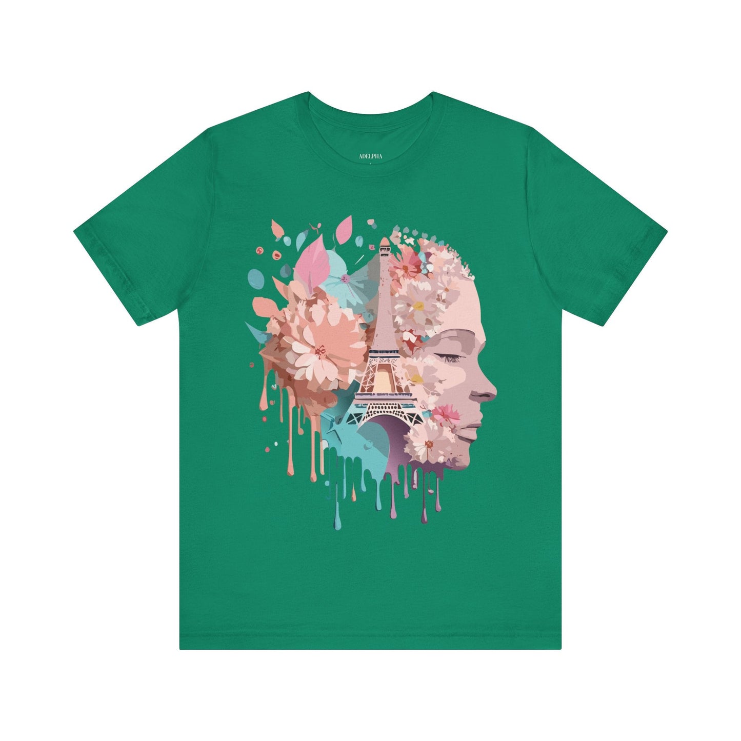Tourist Shirt Paris Graphic Tee Unisex Jersey Short Sleeve Premium Vintage Inspired Adelpha Artwork