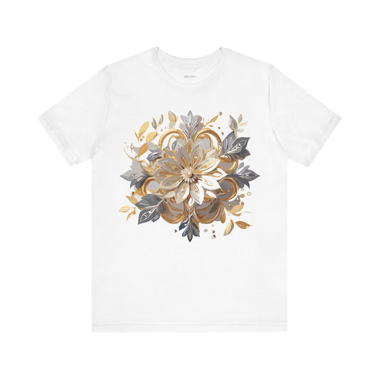 Jewelry Graphic Unisex Cotton Bella+Canvas Tee with Art Design n128