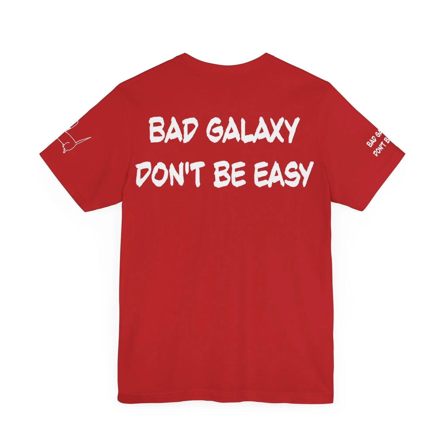 Funny Dog Tee Shirt From Bad Galaxy 100 Percent Cotton Made In USA Eco Friendly Inks