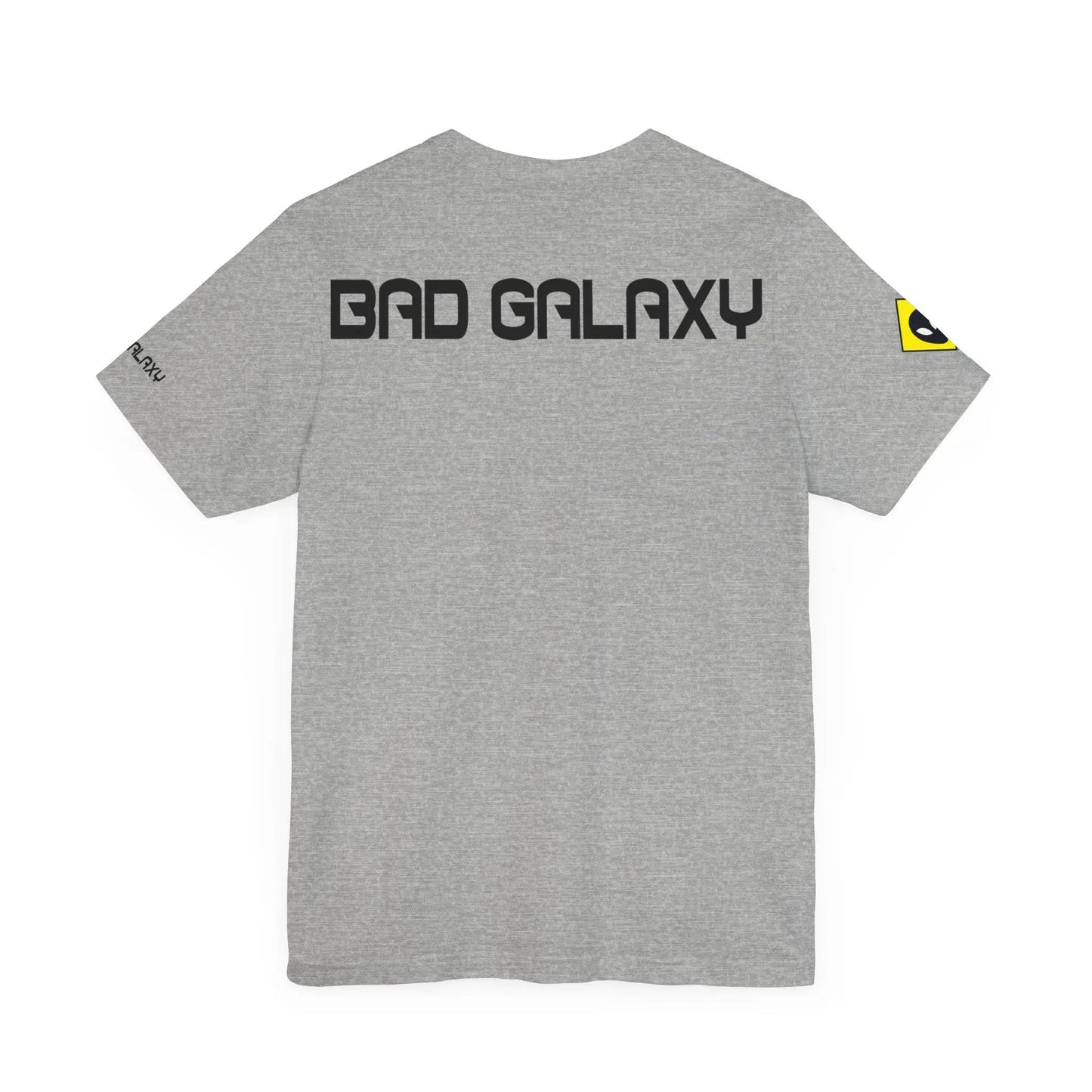 Bad Galaxy Tee Shirt With Alien 100 Percent Cotton Made In USA Eco Friendly Inks