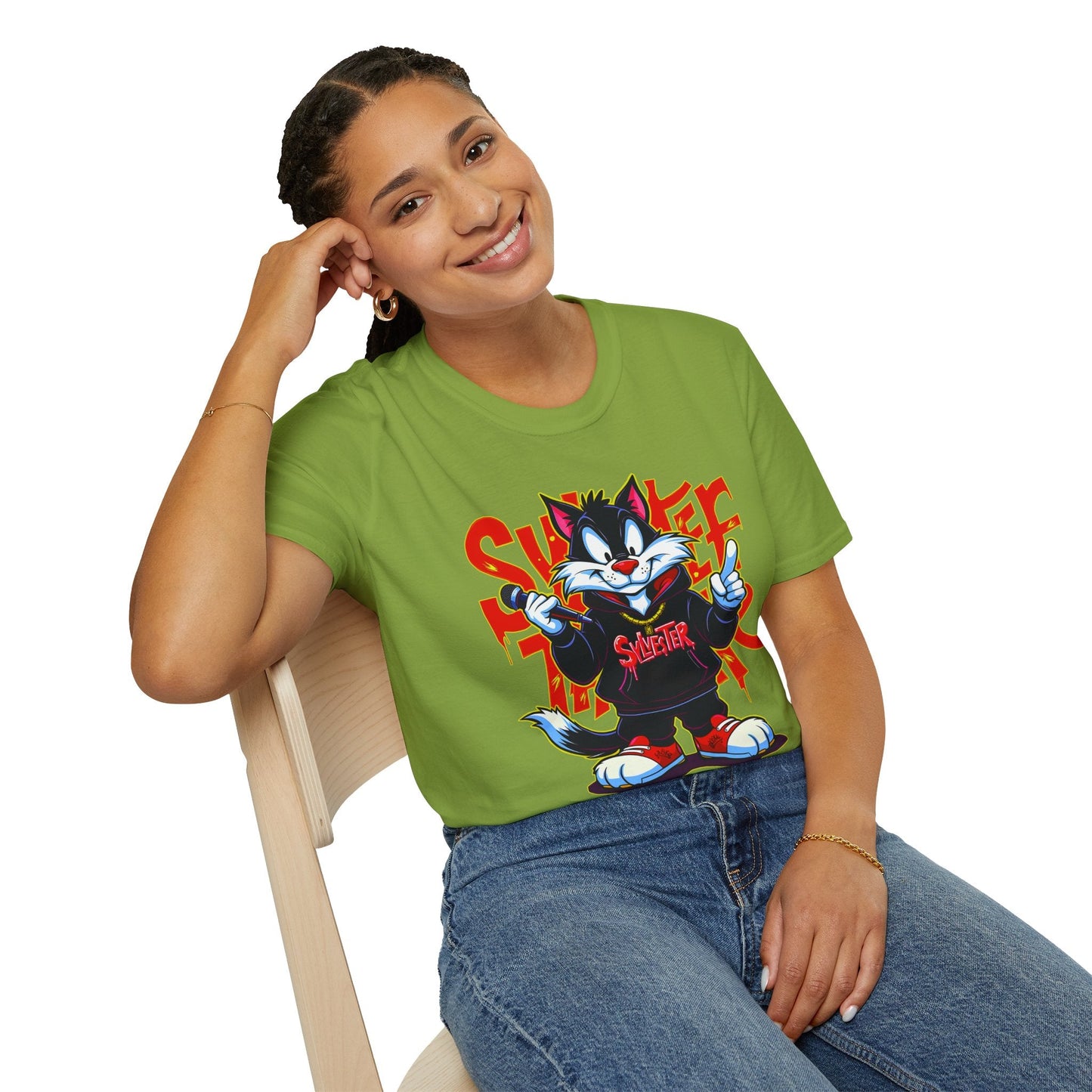 Gildan Softstyle Unisex T Shirt 100 Percent Ring Spun Cotton Cartoon Animation And Funny Animals Tee